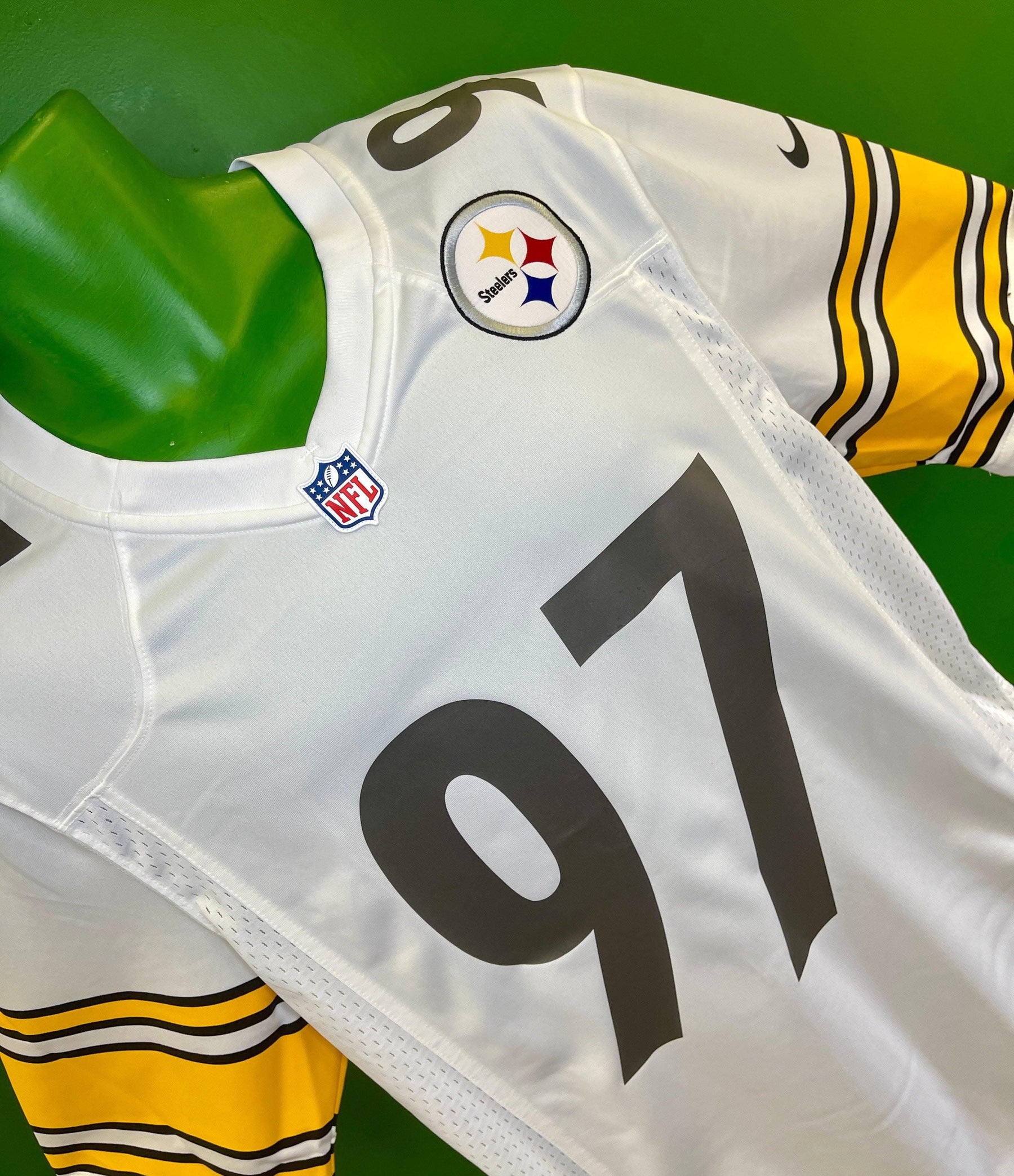NFL Pittsburgh Steelers Cameron Heyward #97 Game Jersey Men's Medium NWT