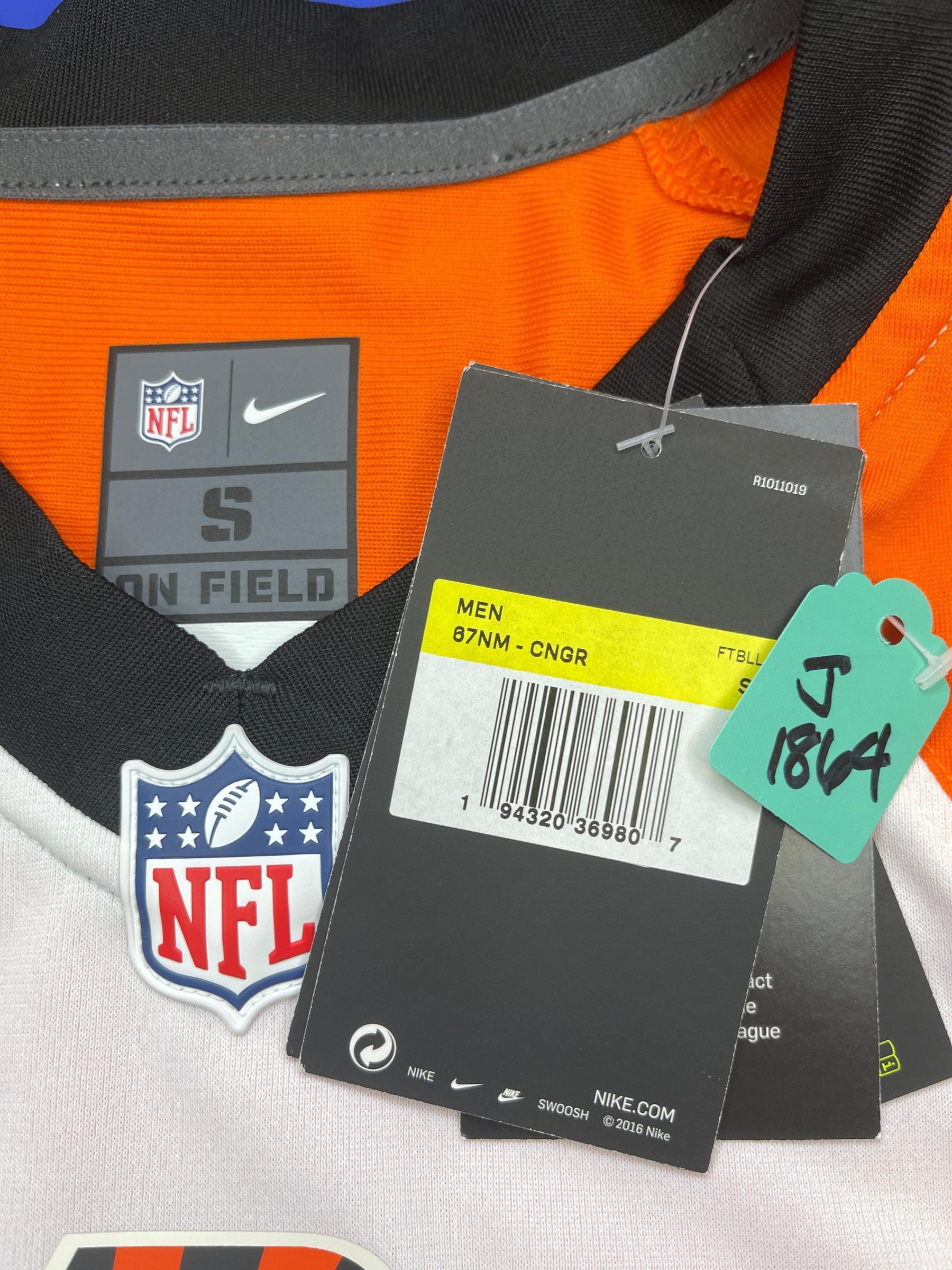 NFL Cincinnati Bengals Tyler Boyd #83 Game Jersey Men's Small NWT