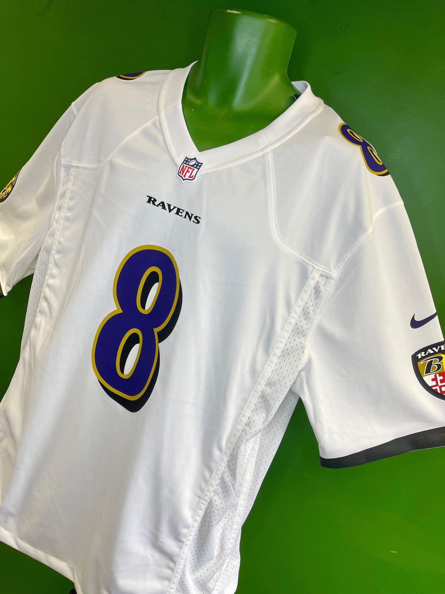 NFL Baltimore Ravens Lamar Jackson #8 Game Jersey Men's X-Large NWT