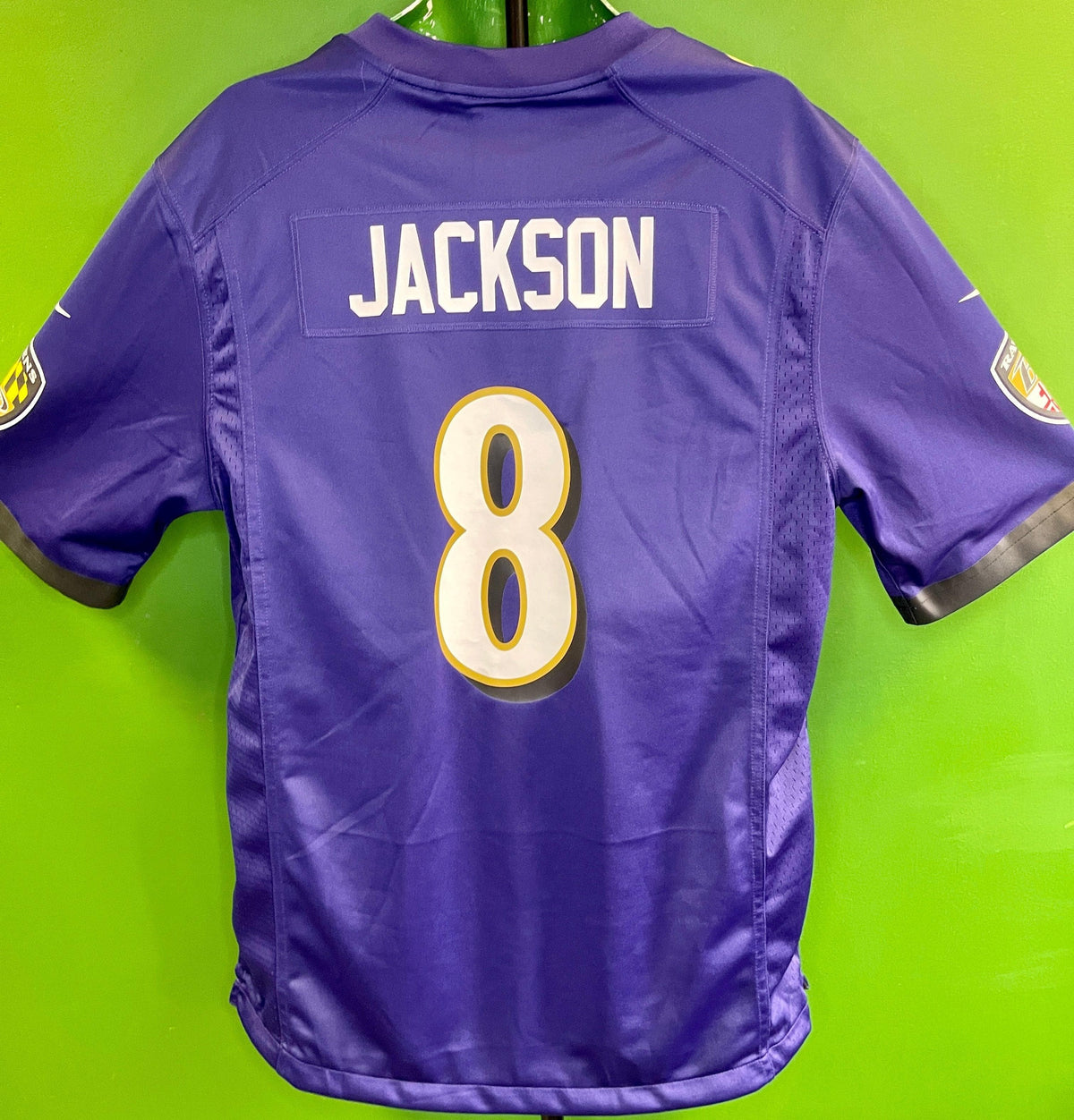 NFL Baltimore Ravens Lamar Jackson #8 Game Jersey Men's Large NWT