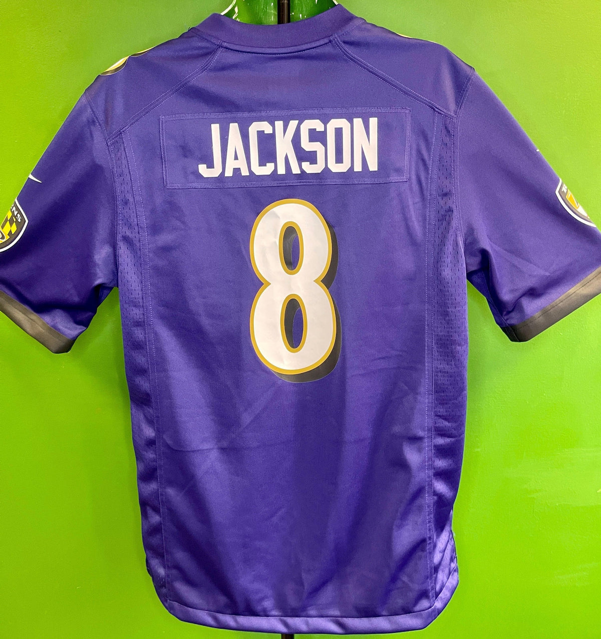 NFL Baltimore Ravens Lamar Jackson #8 Game Jersey Men's Medium NWT