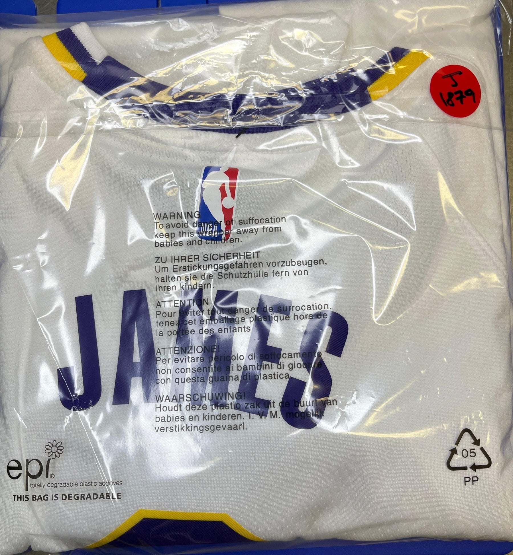 NBA Los Angeles Lakers LeBron James #6 2021/22 Player Jersey Youth X-Large 18-20 NWT
