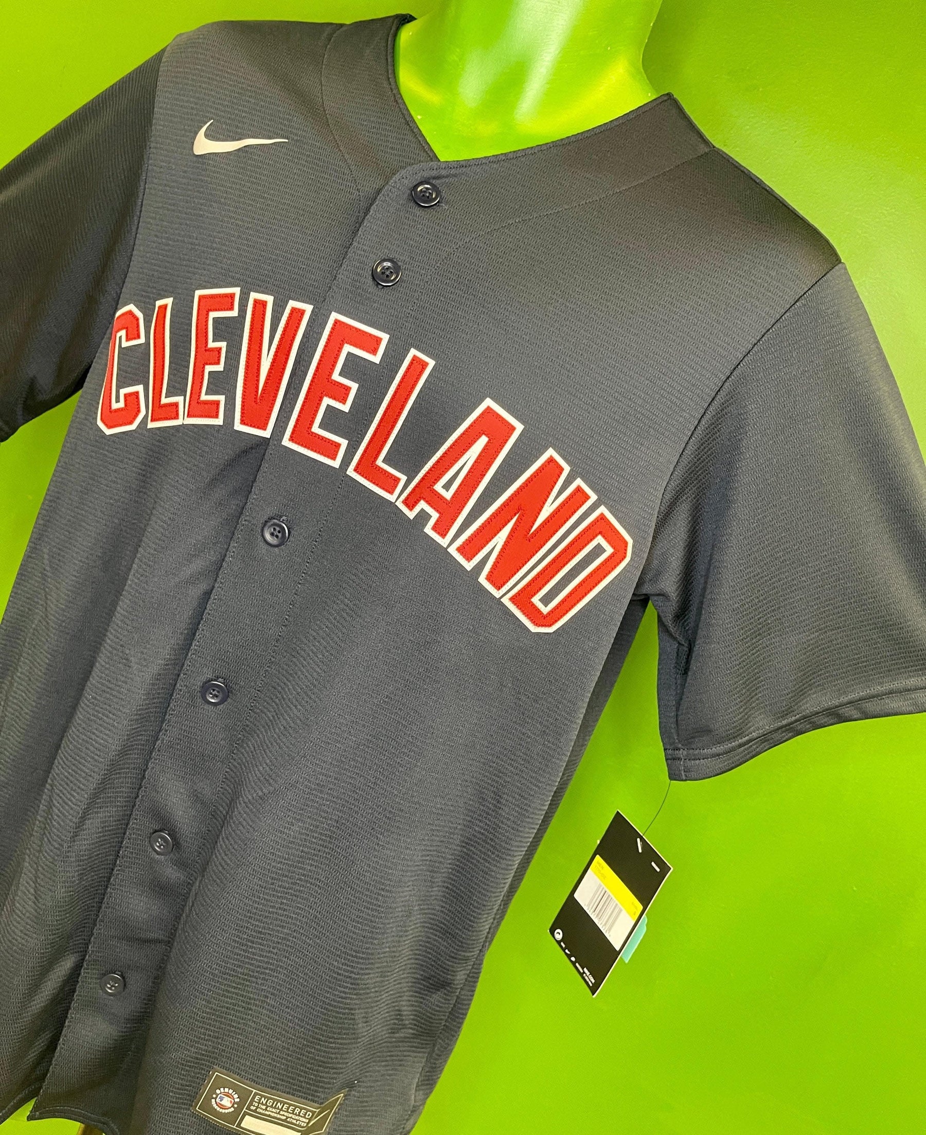 MLB Cleveland Guardians Jersey Blue Men's Small NWT