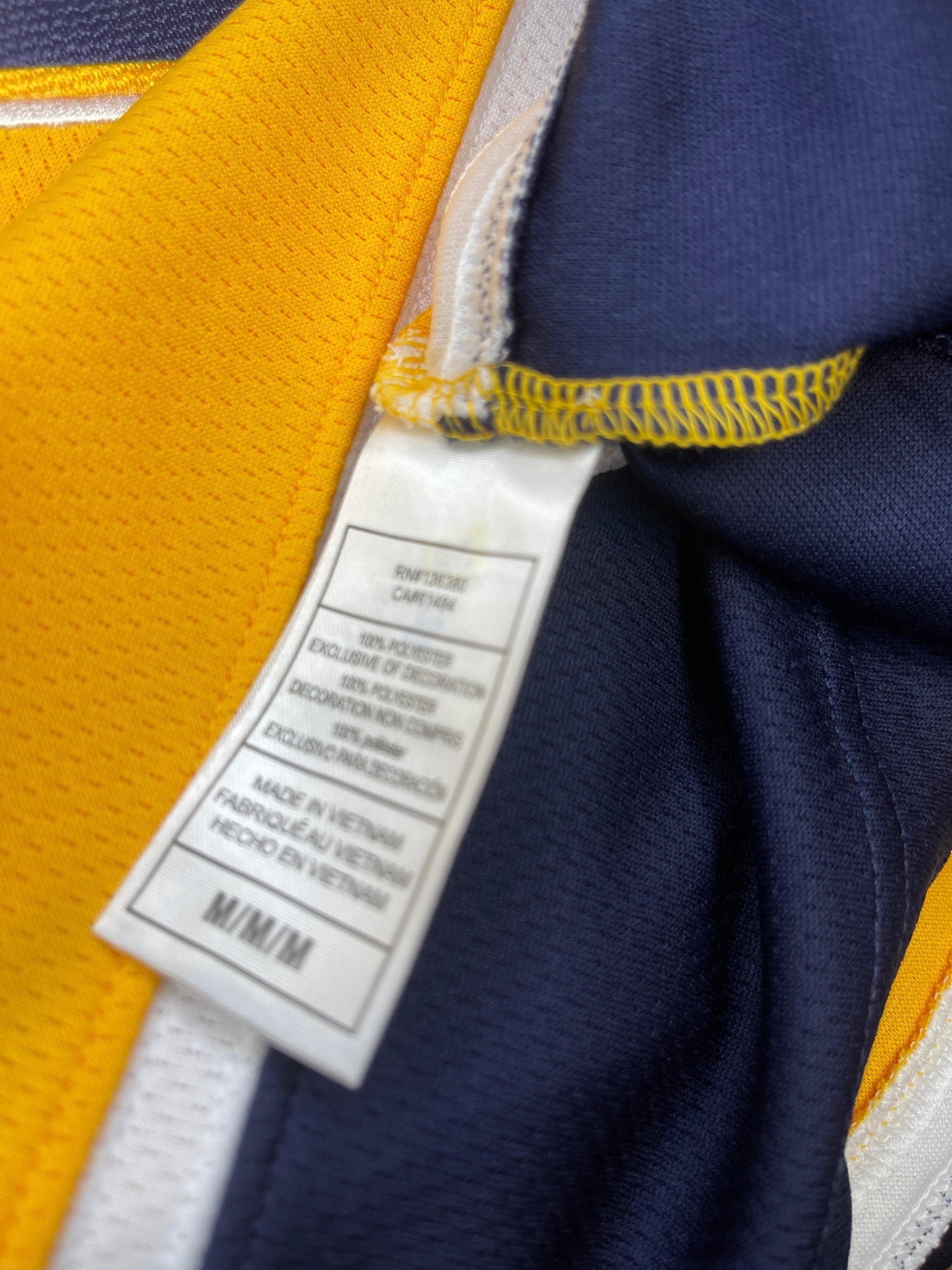 NHL Nashville Predators Fanatics Breakaway Jersey Stitched Men's Medium NWT
