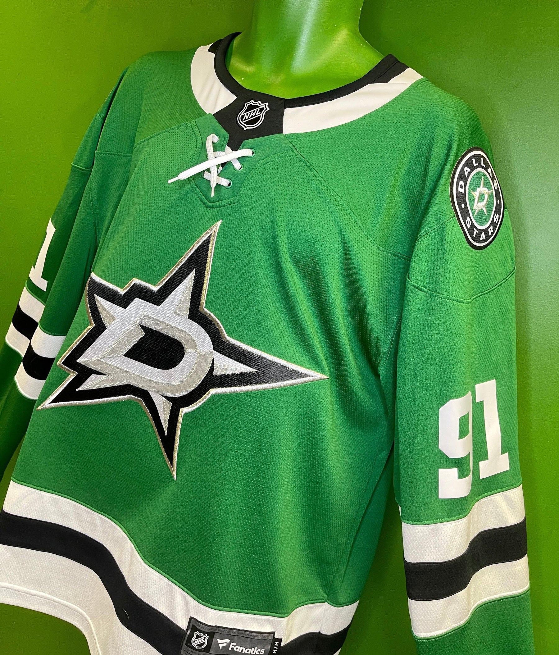 NHL Dallas Stars Tyler Seguin #91 Fanatics Breakaway Jersey Stitched Men's Medium NWT