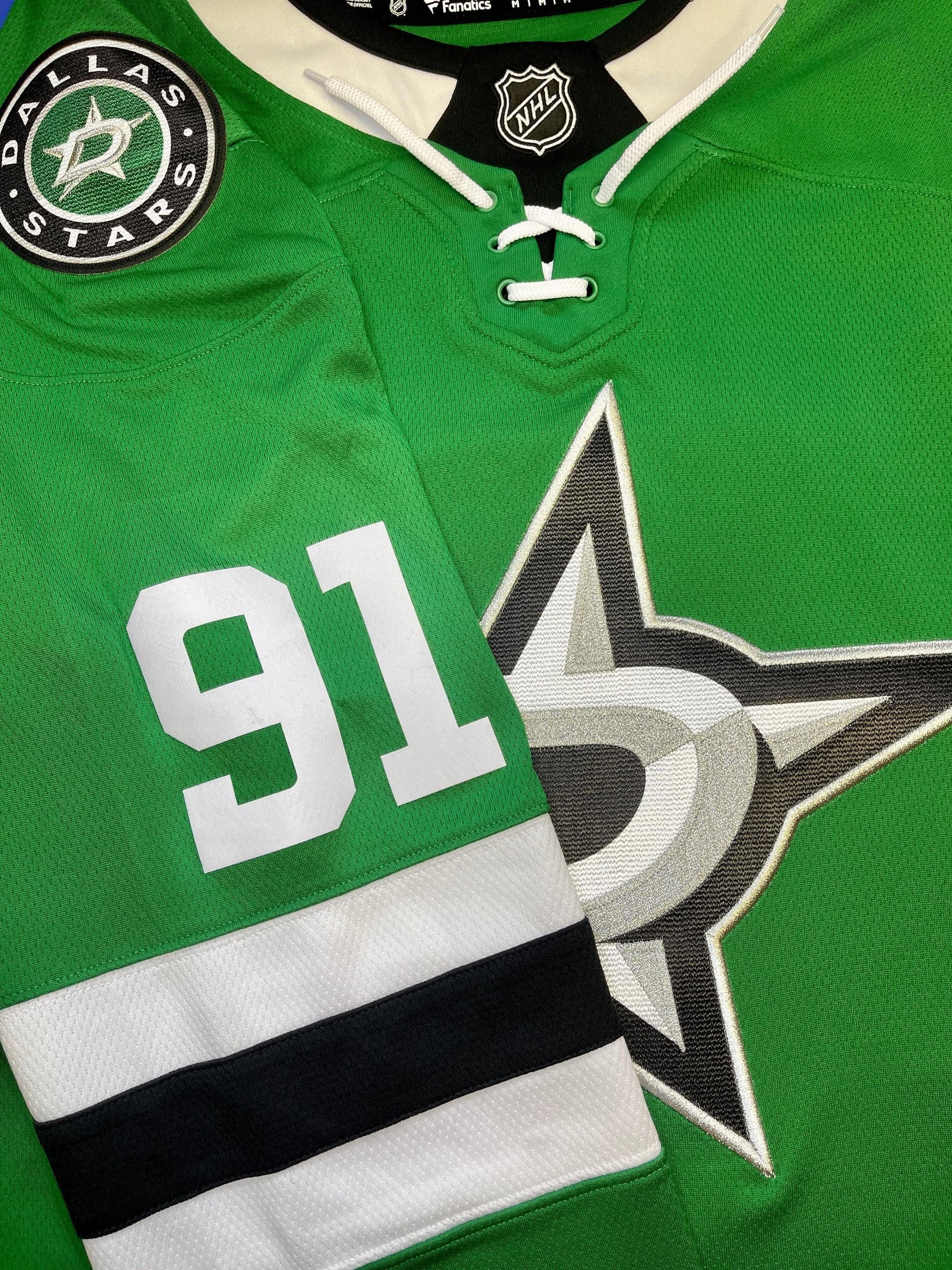 NHL Dallas Stars Tyler Seguin #91 Fanatics Breakaway Jersey Stitched Men's Medium NWT