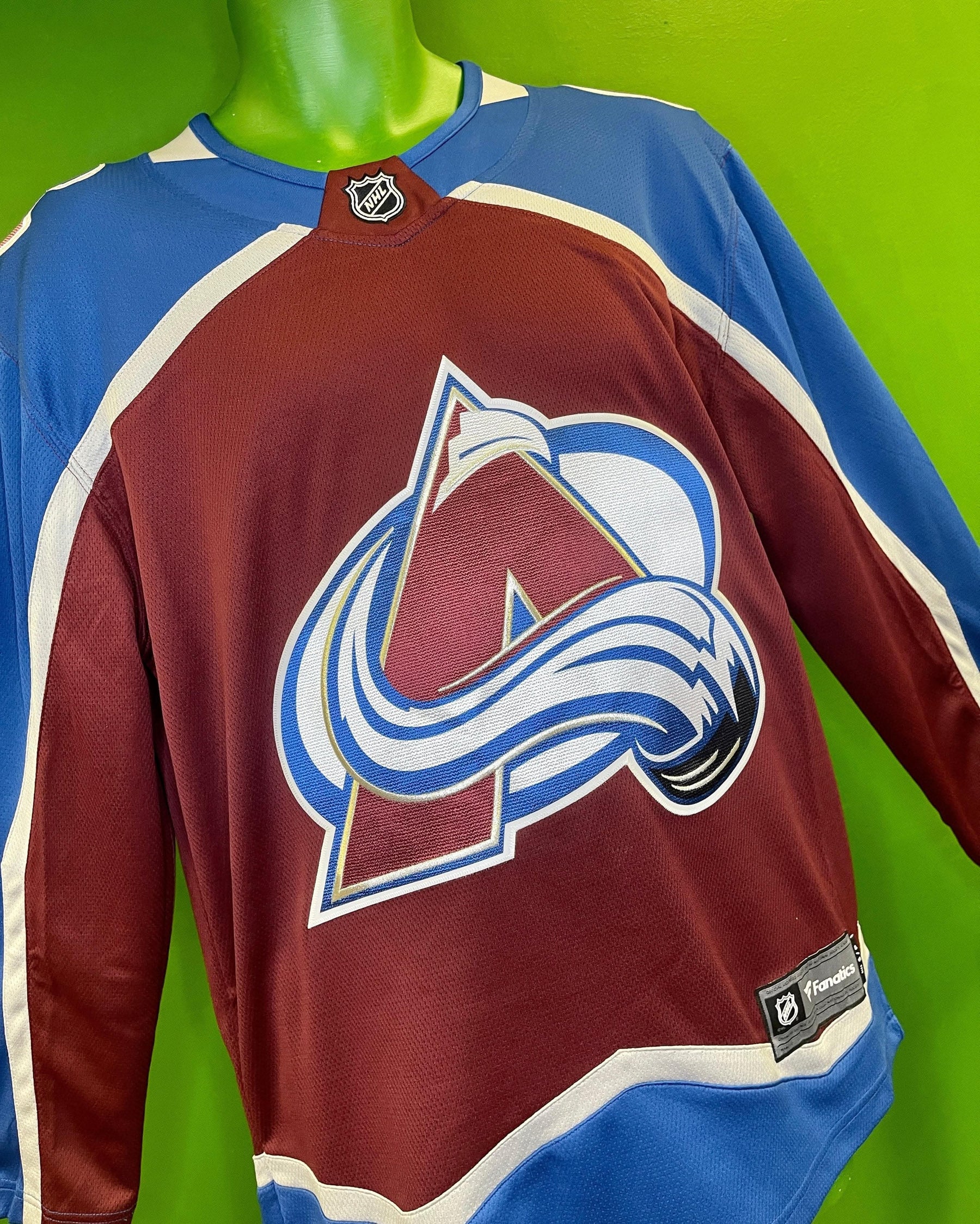 NHL Colorado Avalanche Fanatics Breakaway Jersey Stitched Men's Small NWT
