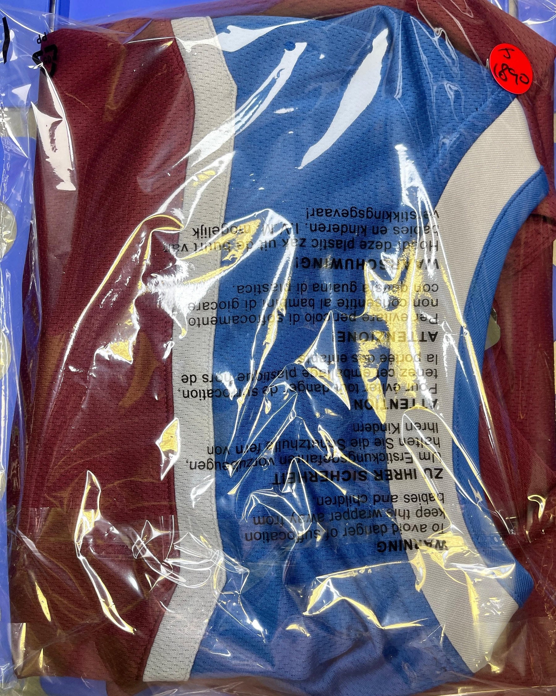 NHL Colorado Avalanche Fanatics Breakaway Jersey Stitched Men's Small NWT