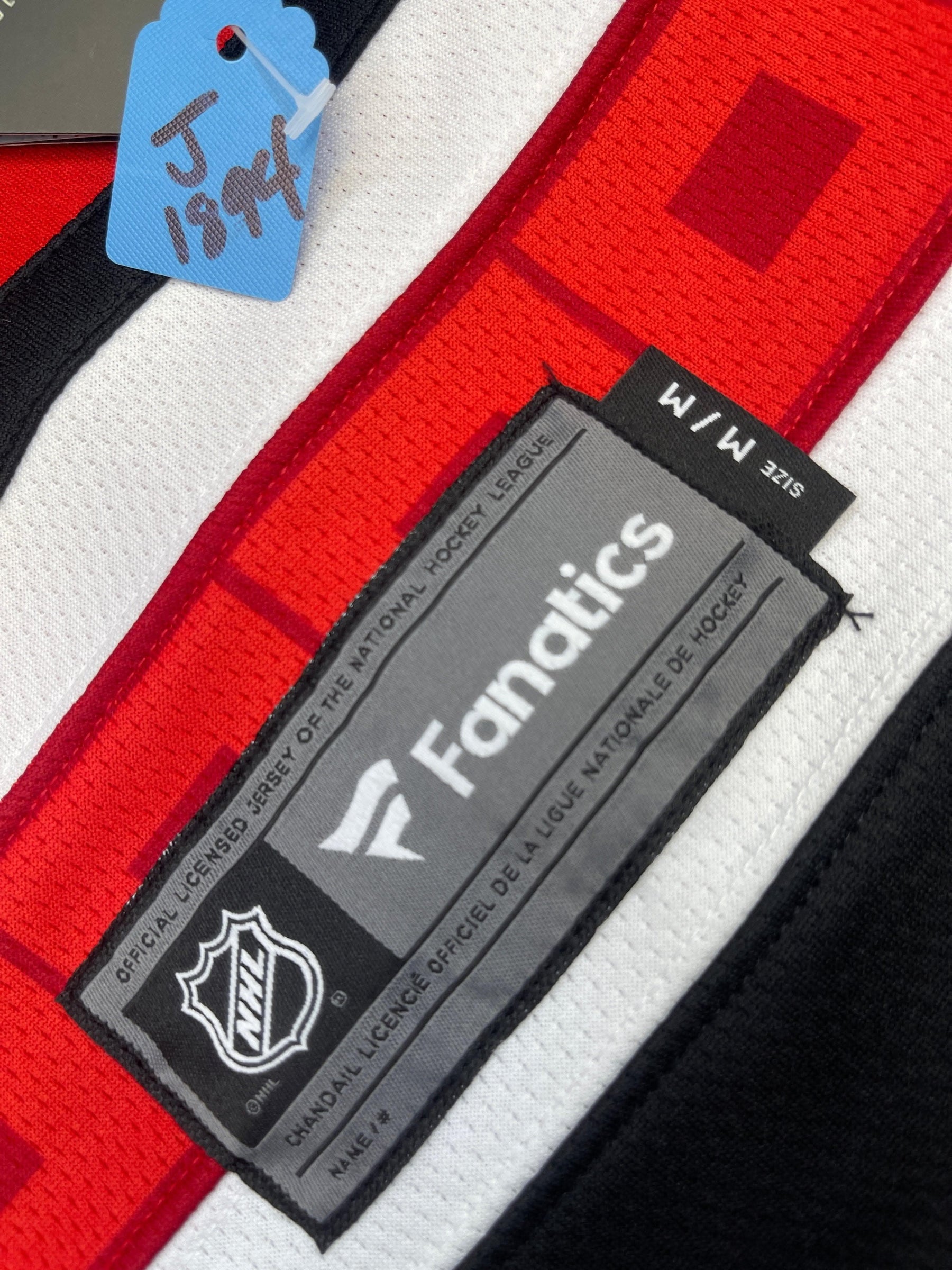 NHL Carolina Hurricanes Fanatics Breakaway Jersey Stitched Men's Medium NWT