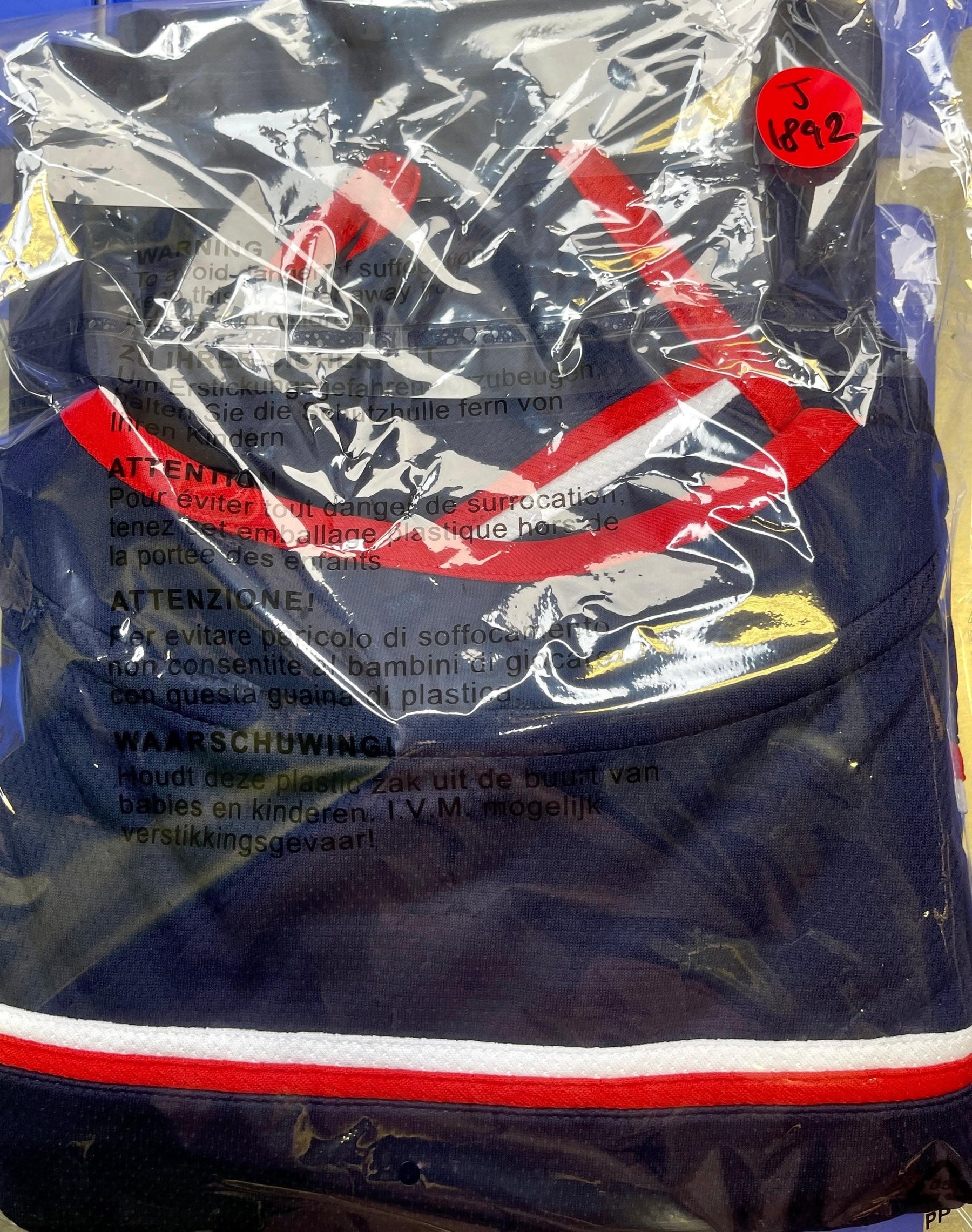 NHL Columbus Blue Jackets Fanatics Breakaway Jersey Stitched Men's Large NWT