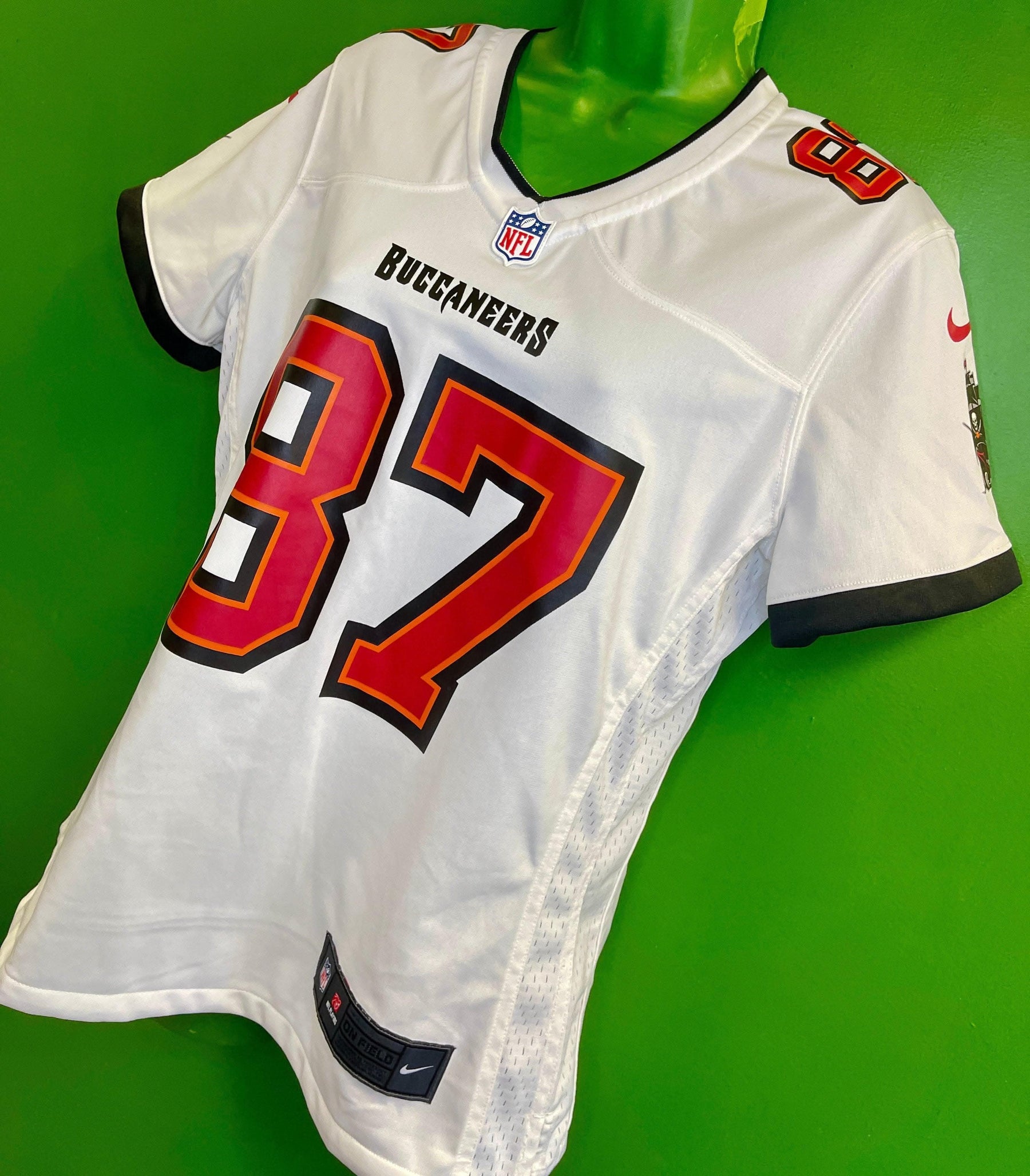 NFL Tampa Bay Buccaneers Rob Gronkowski #87 Game Jersey Women's Medium NWT