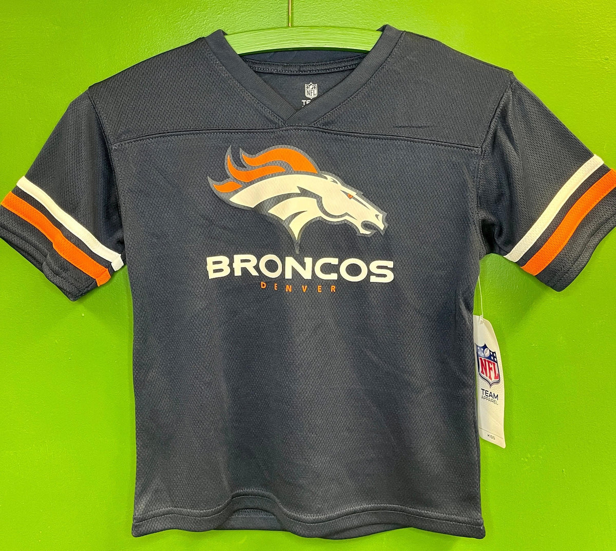 NFL Denver Broncos Jersey-Style Top Toddler 4T NWT