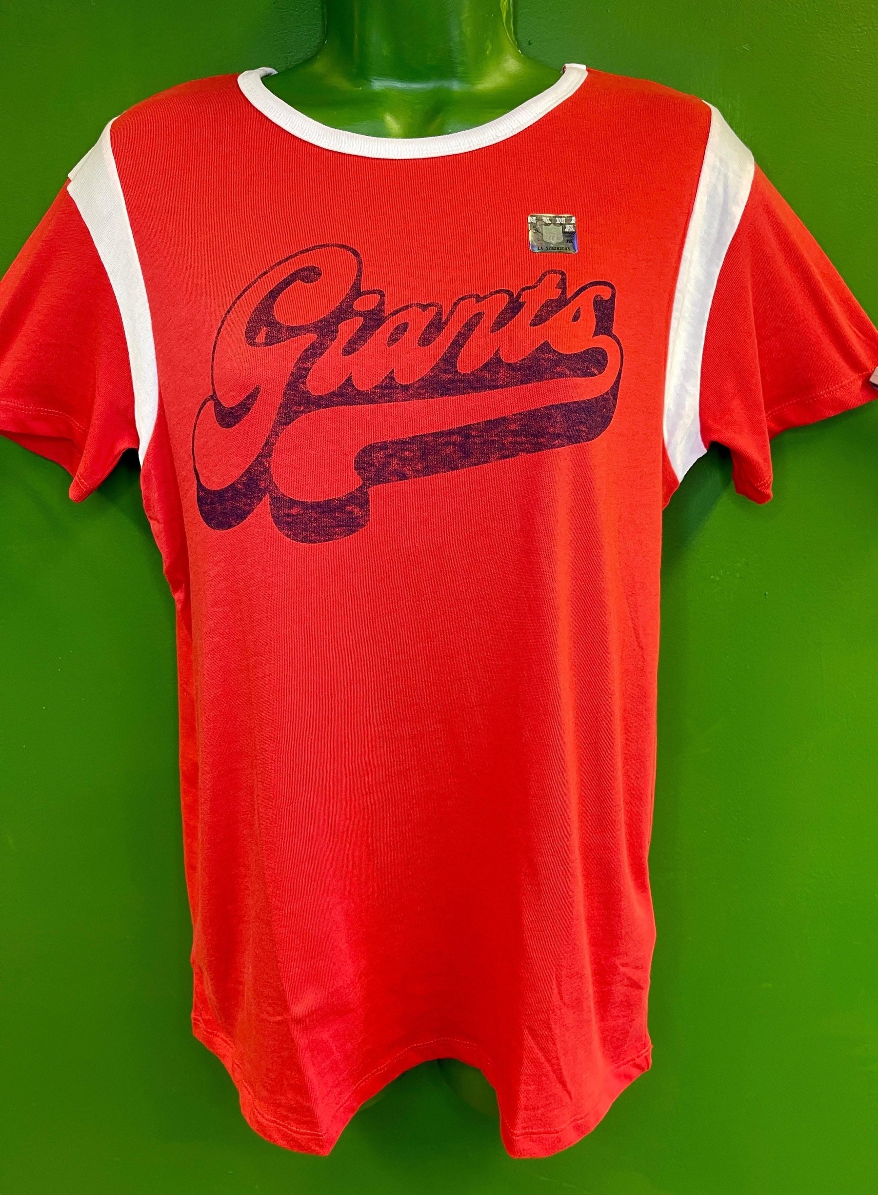 NFL New York Giants Junk Food Retro Sport T-Shirt Women's X-Large NWT