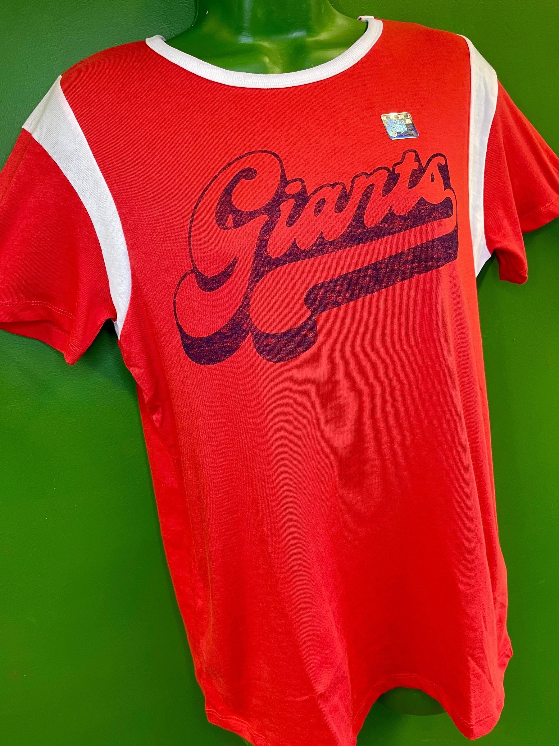 NFL New York Giants Junk Food Retro Sport T-Shirt Women's X-Large NWT