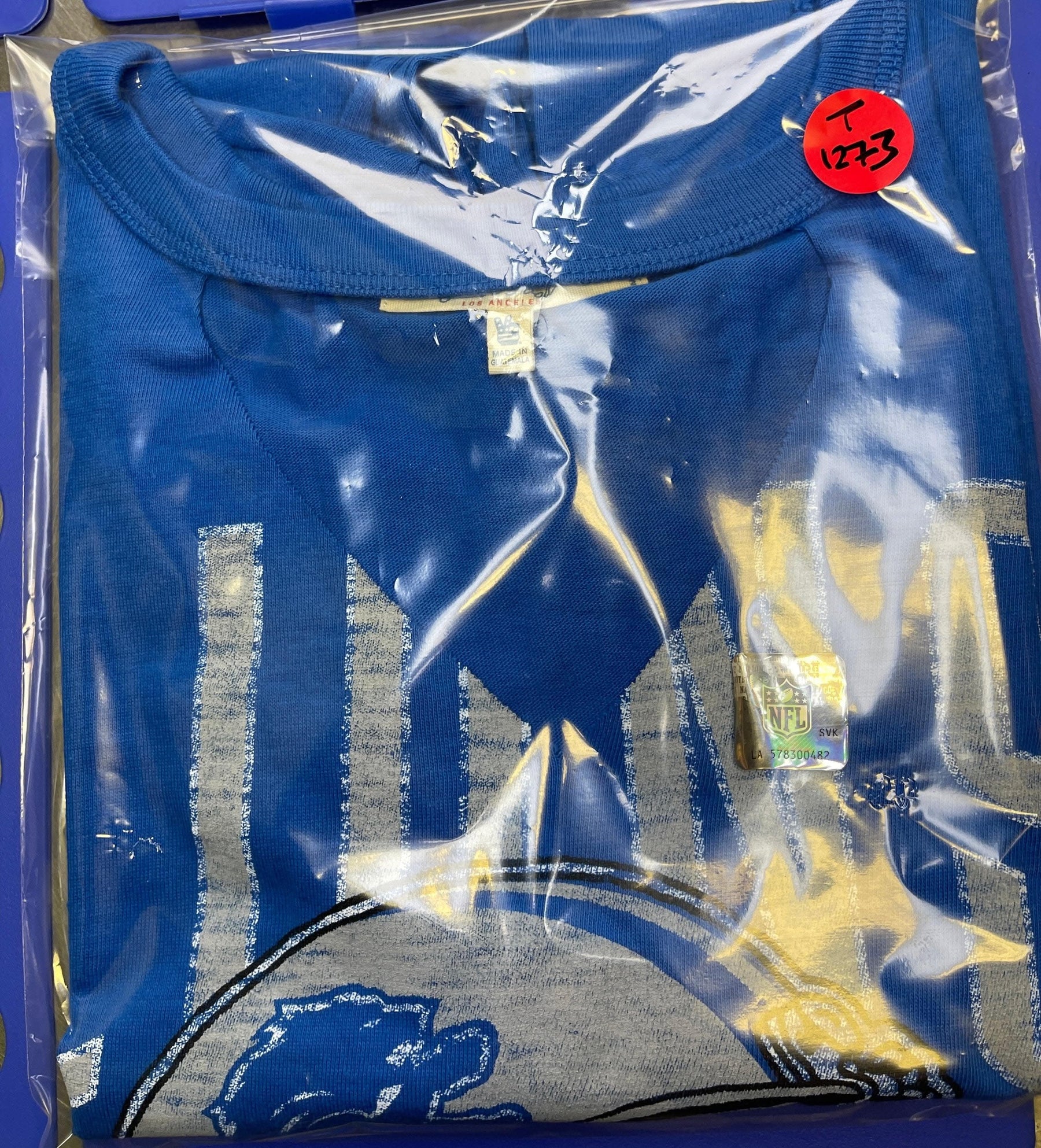 NFL Detroit Lions Junk Food Cut Out Fashion V-Neck T-Shirt Women's Medium NWT