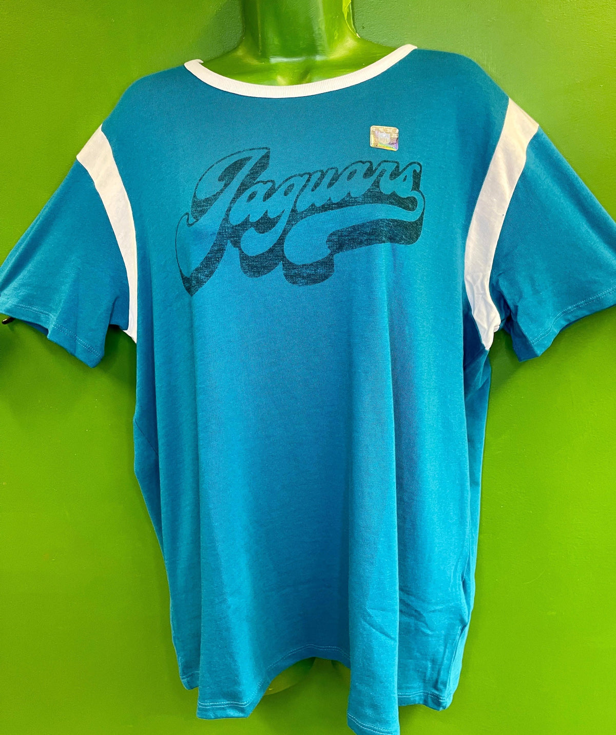 NFL Jacksonville Jaguars Junk Food Retro Sport T-Shirt Women's 2X-Large NWT