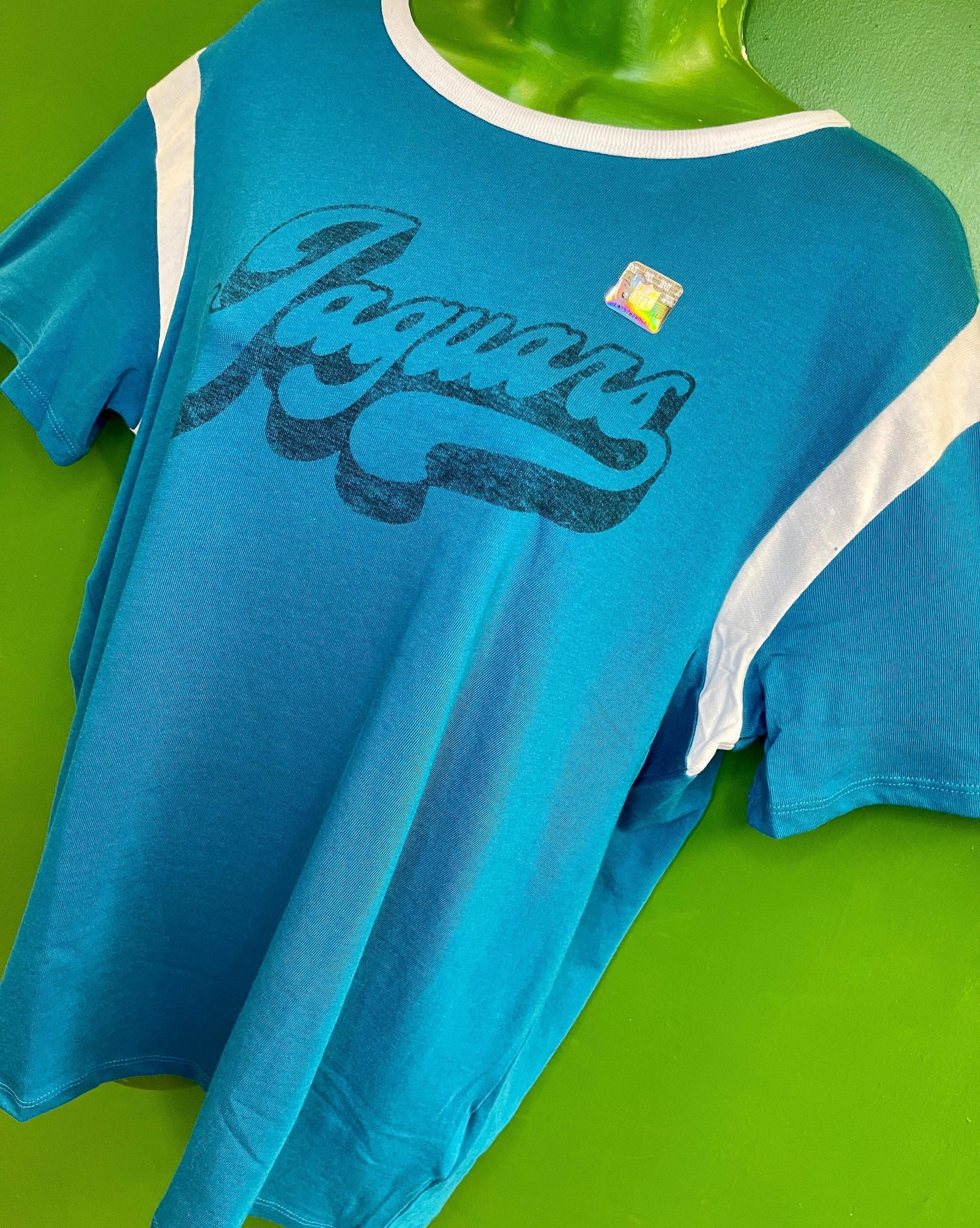 NFL Jacksonville Jaguars Junk Food Retro Sport T-Shirt Women's 2X-Large NWT
