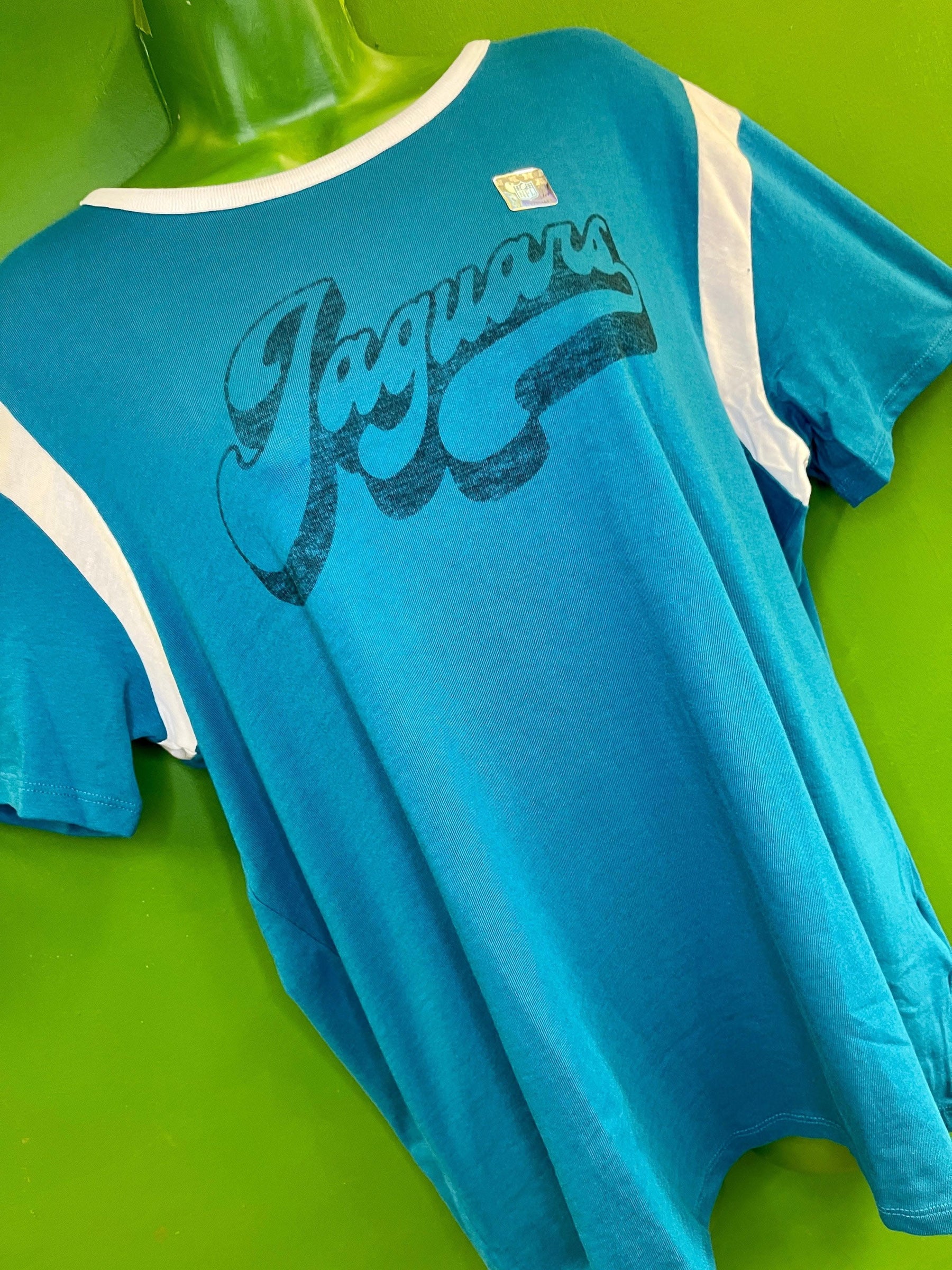 NFL Jacksonville Jaguars Junk Food Retro Sport T-Shirt Women's 2X-Large NWT