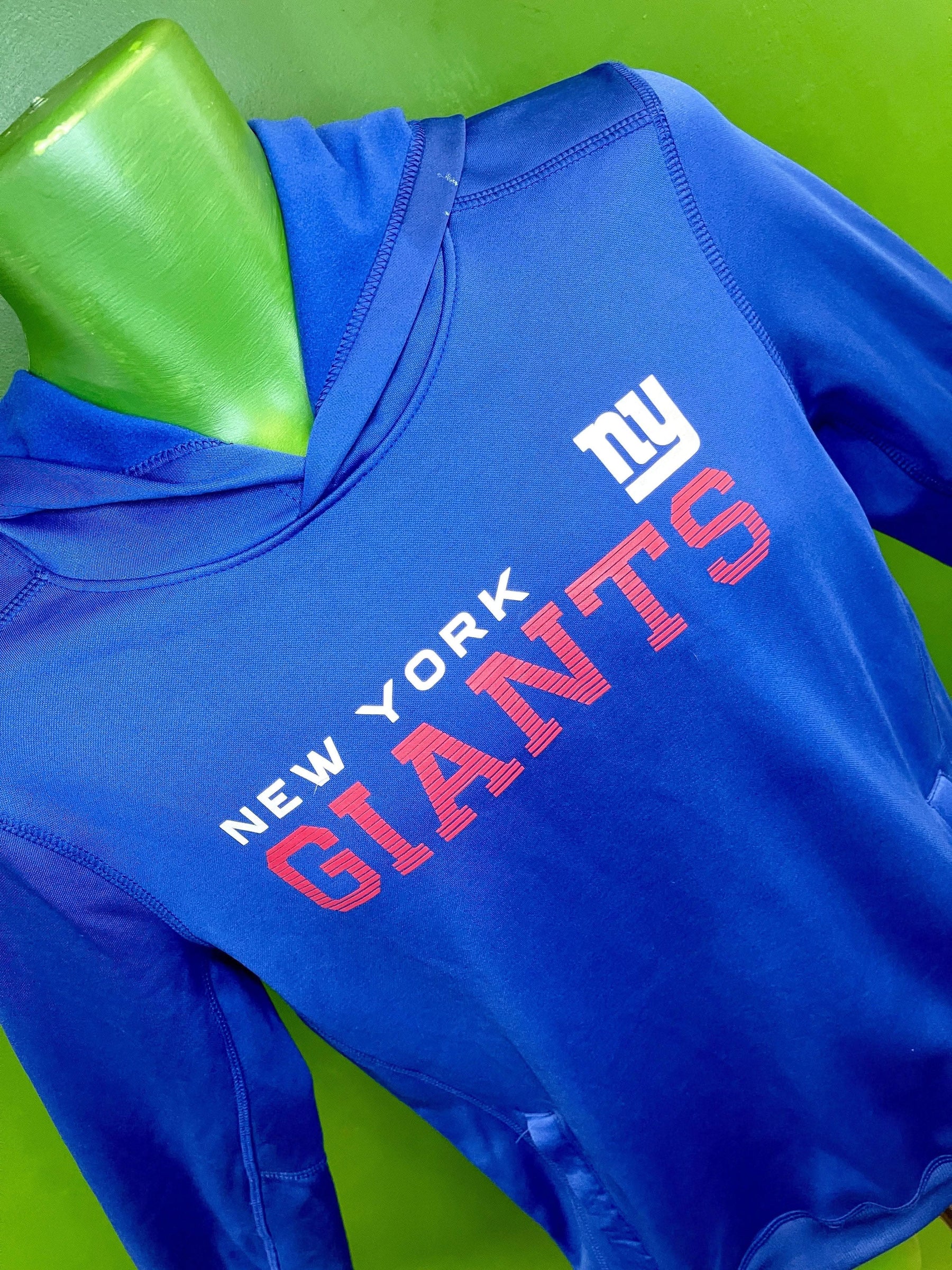 NFL New York Giants Blue Pullover Hoodie Youth Large 14-16