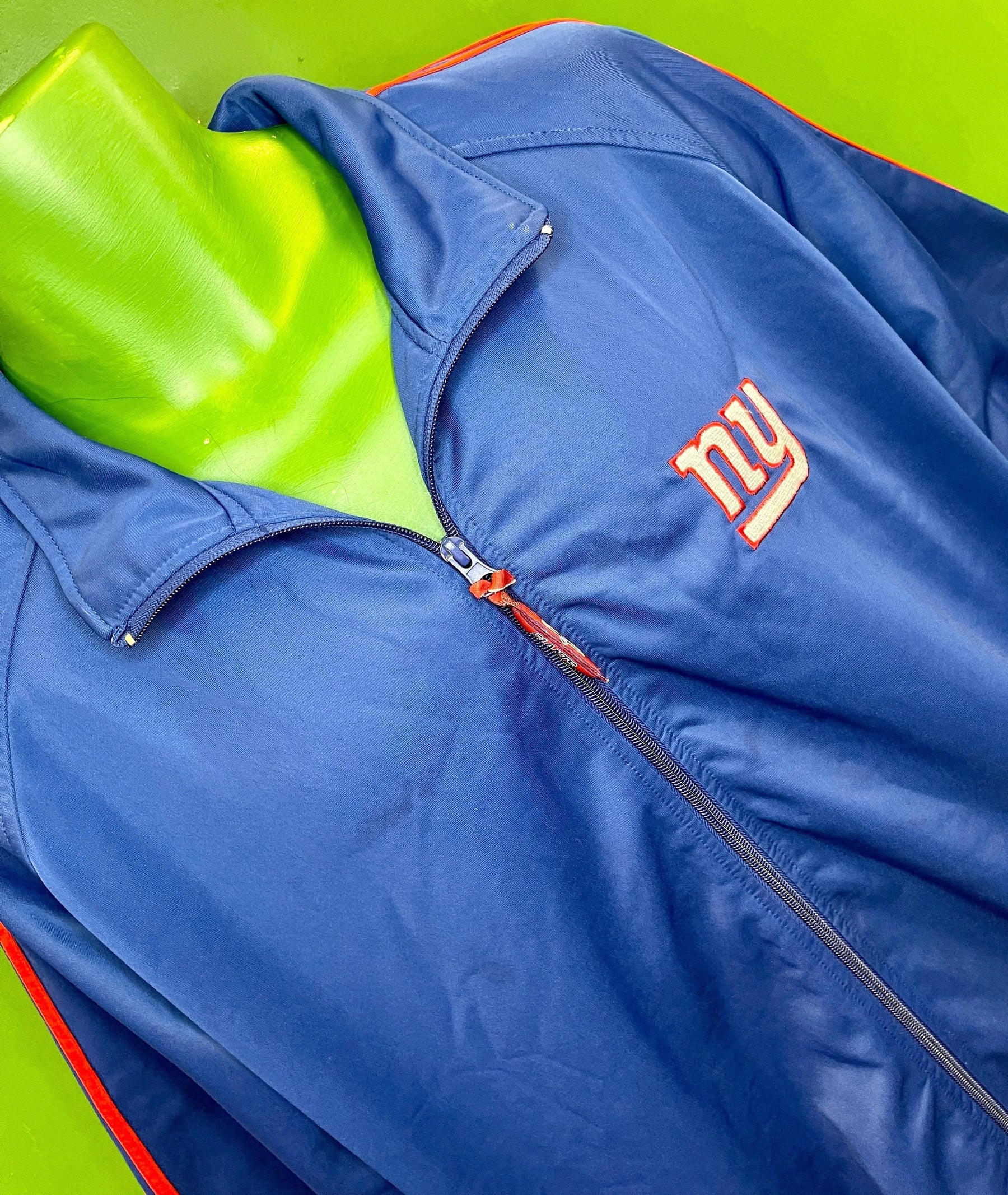 NFL New York Giants Full Zip Track Jacket Men's 2X-Large