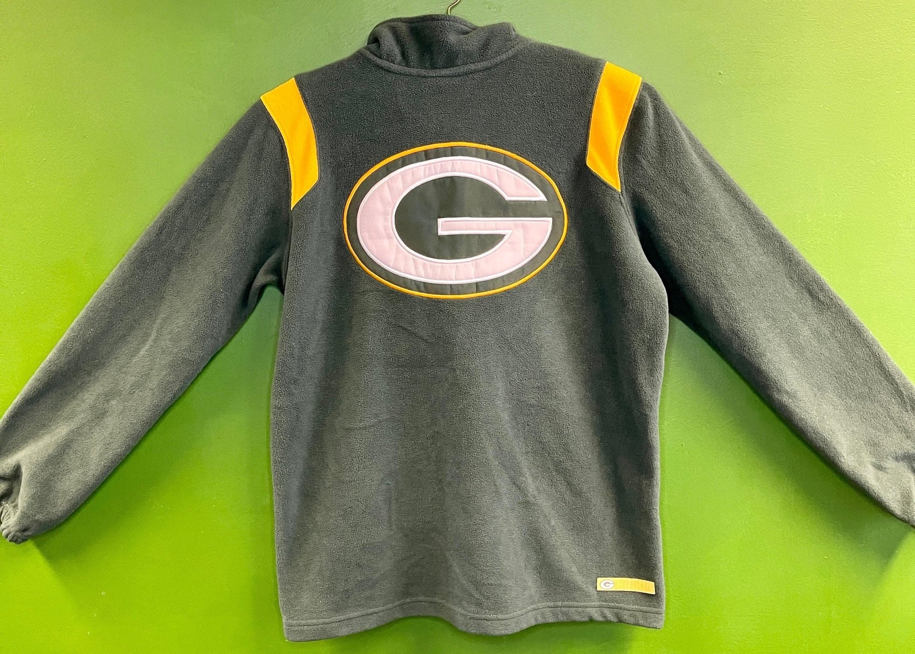 NFL Green Bay Packers 1/4 Zip Fleece Pullover Youth Medium 10-12