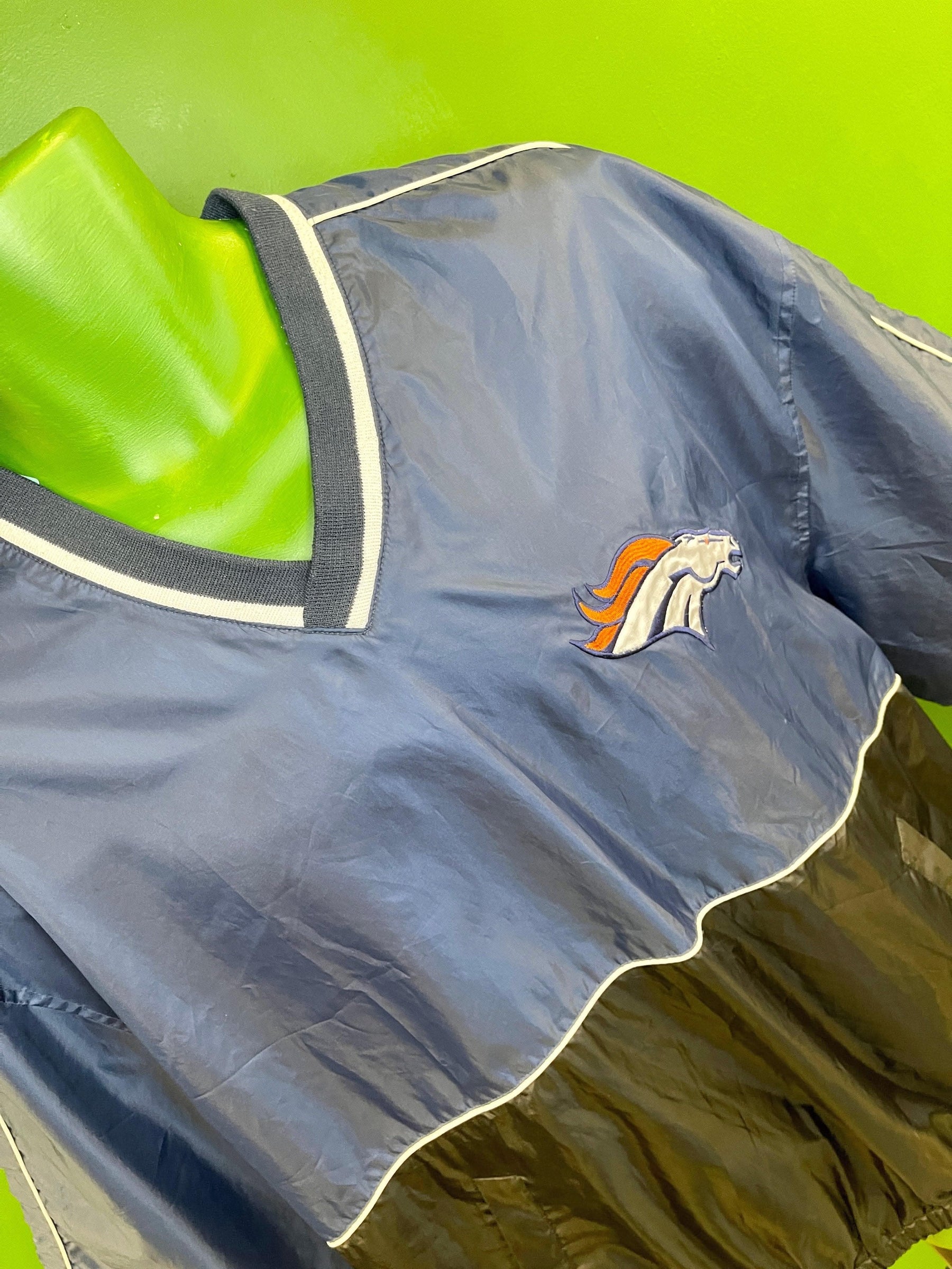 NFL Denver Broncos Colour Blocked Stadium Pullover Men's Large