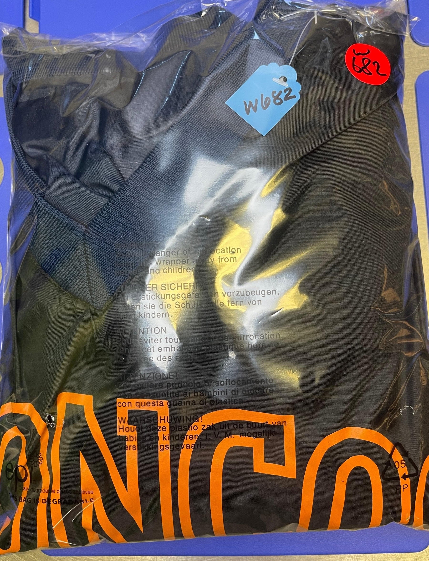 NFL Denver Broncos Nylon Vintage Stadium Pullover Top/Jacket Reversible Men's Medium