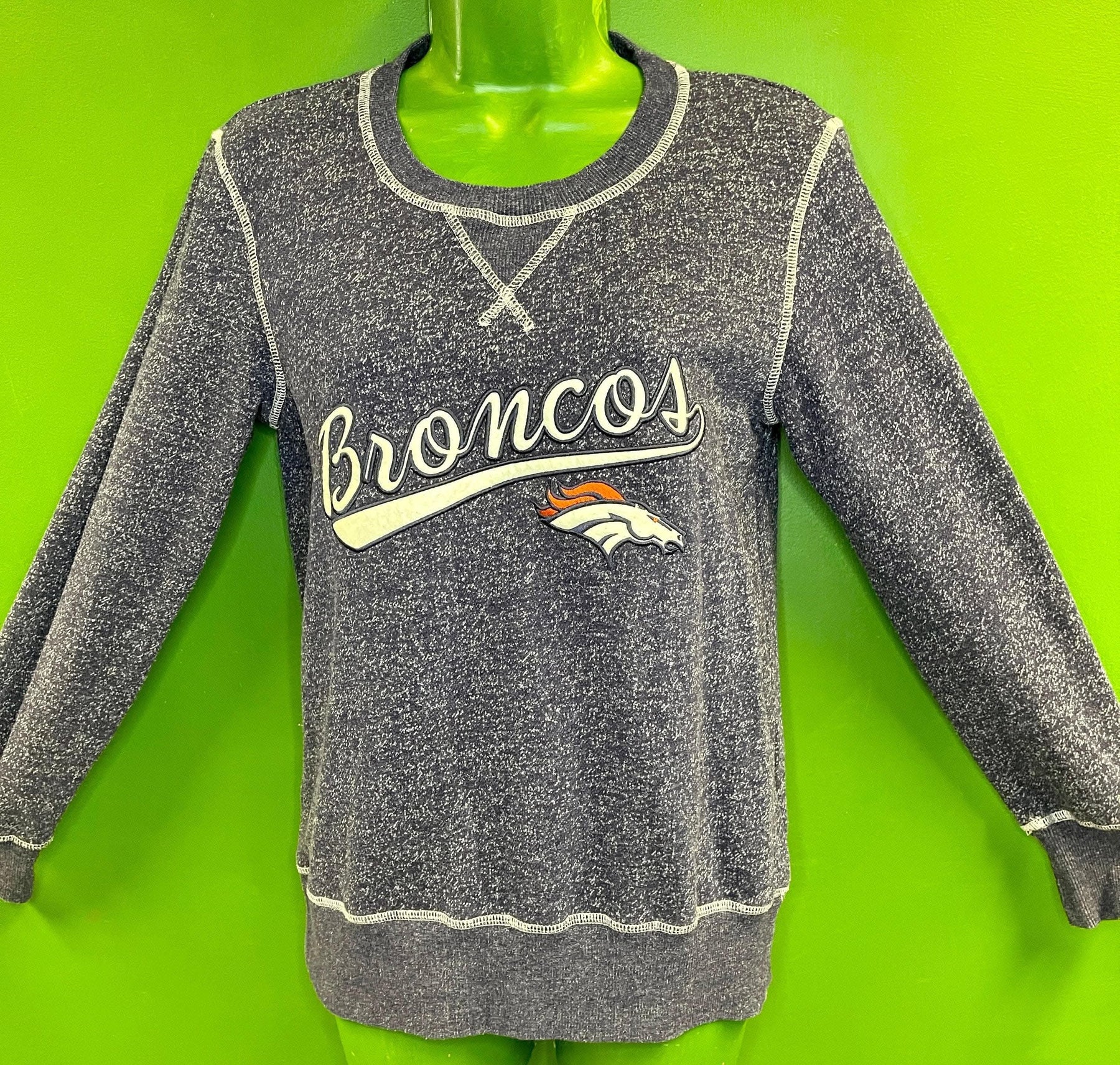 NFL Denver Broncos OTS Sweatshirt Stitched Women's Small