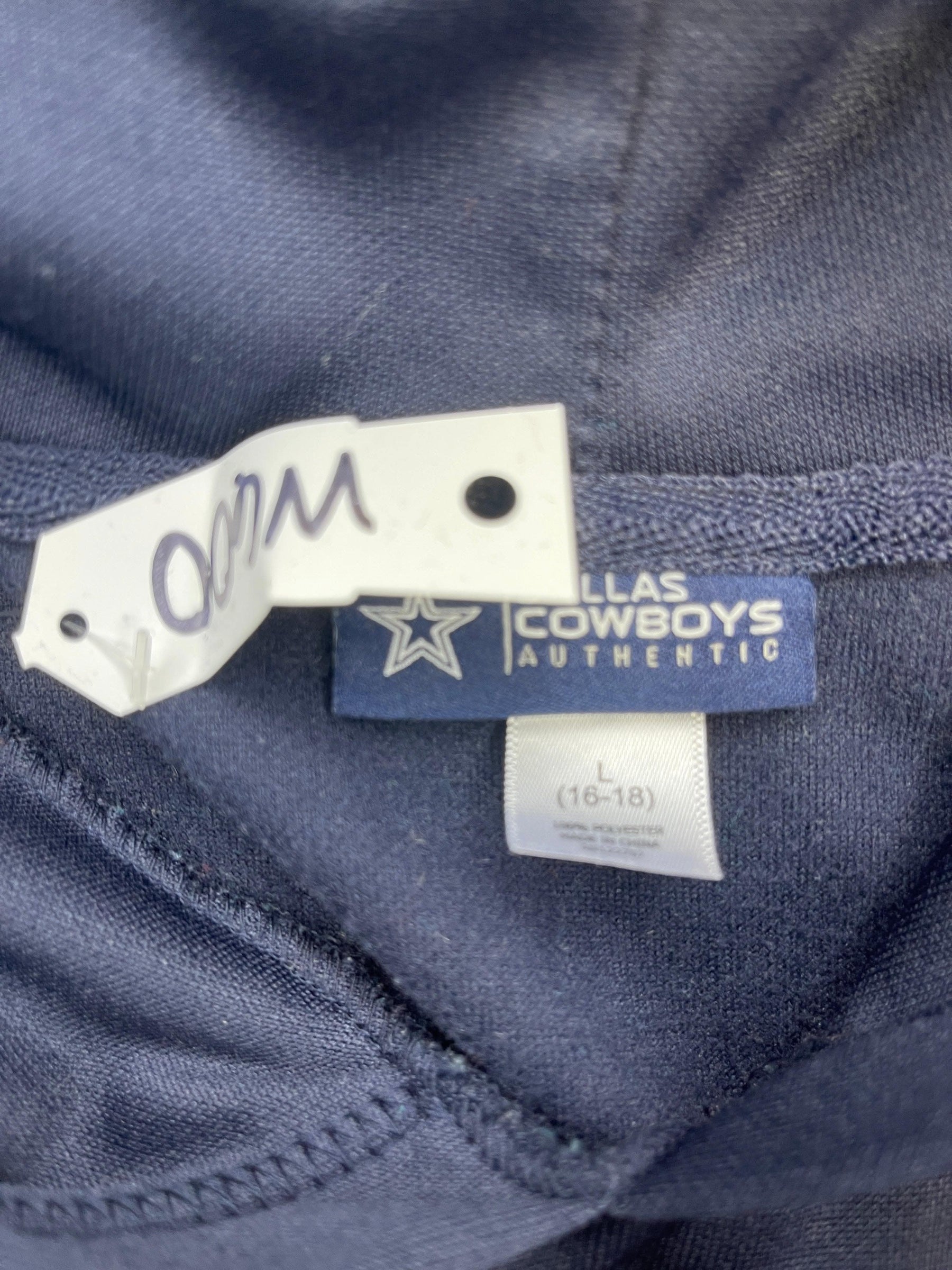 NFL Dallas Cowboys Authentic Pullover Hoodie Youth Large 16-18