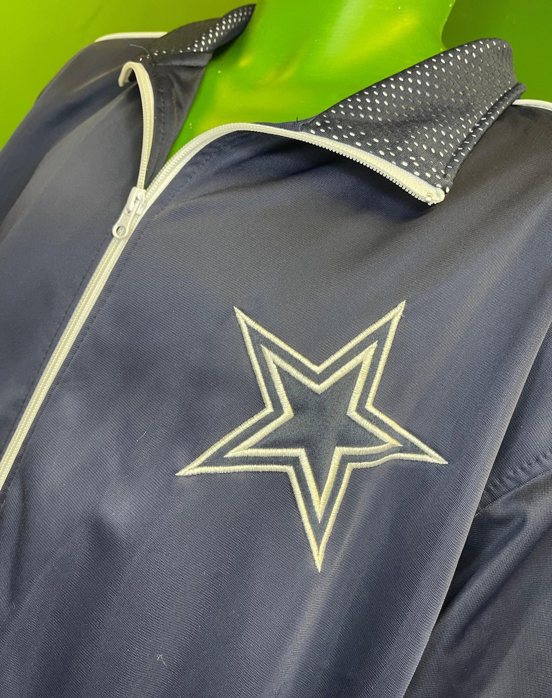 NFL Dallas Cowboys Authentic Track Jacket Full Zip Men's X-Large Tall