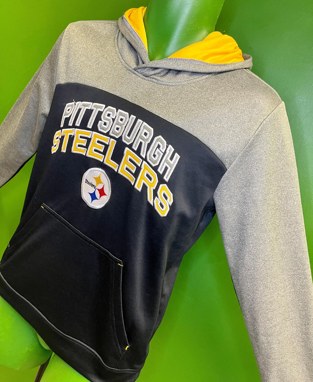 NFL Pittsburgh Steelers Stitched Pullover Hoodie Youth Large 14-16