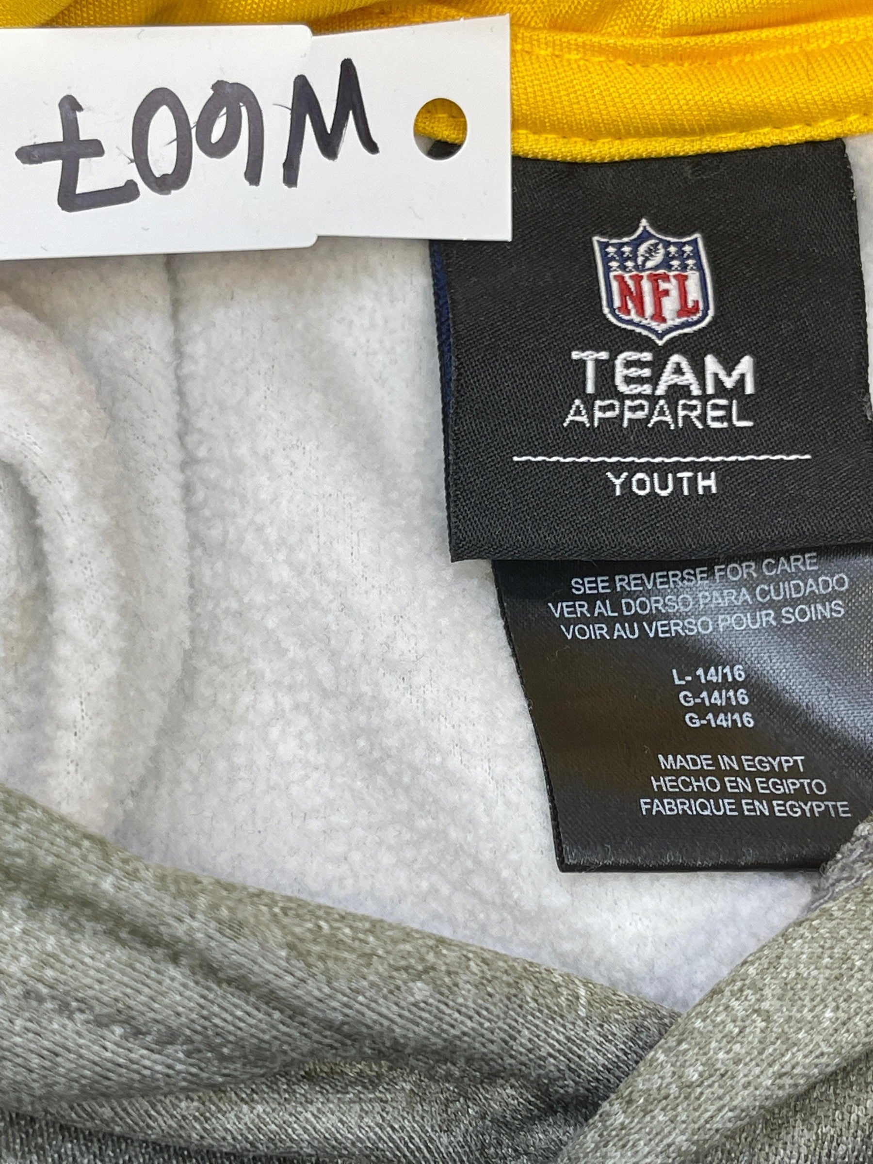 NFL Pittsburgh Steelers Stitched Pullover Hoodie Youth Large 14-16