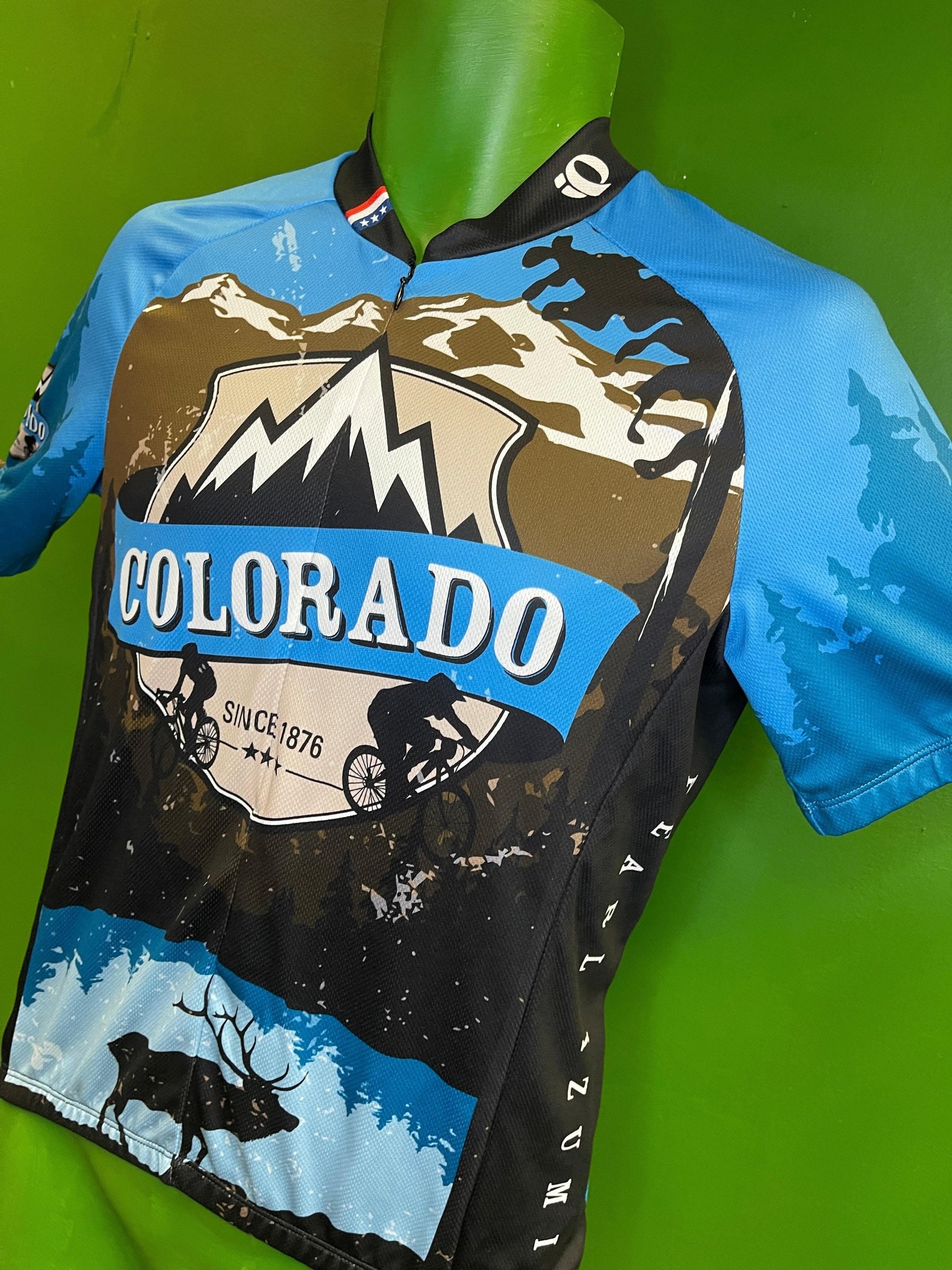 Pearl Izumi Select Colorado Bike Bicycle Cycling Jersey Top Men's Small