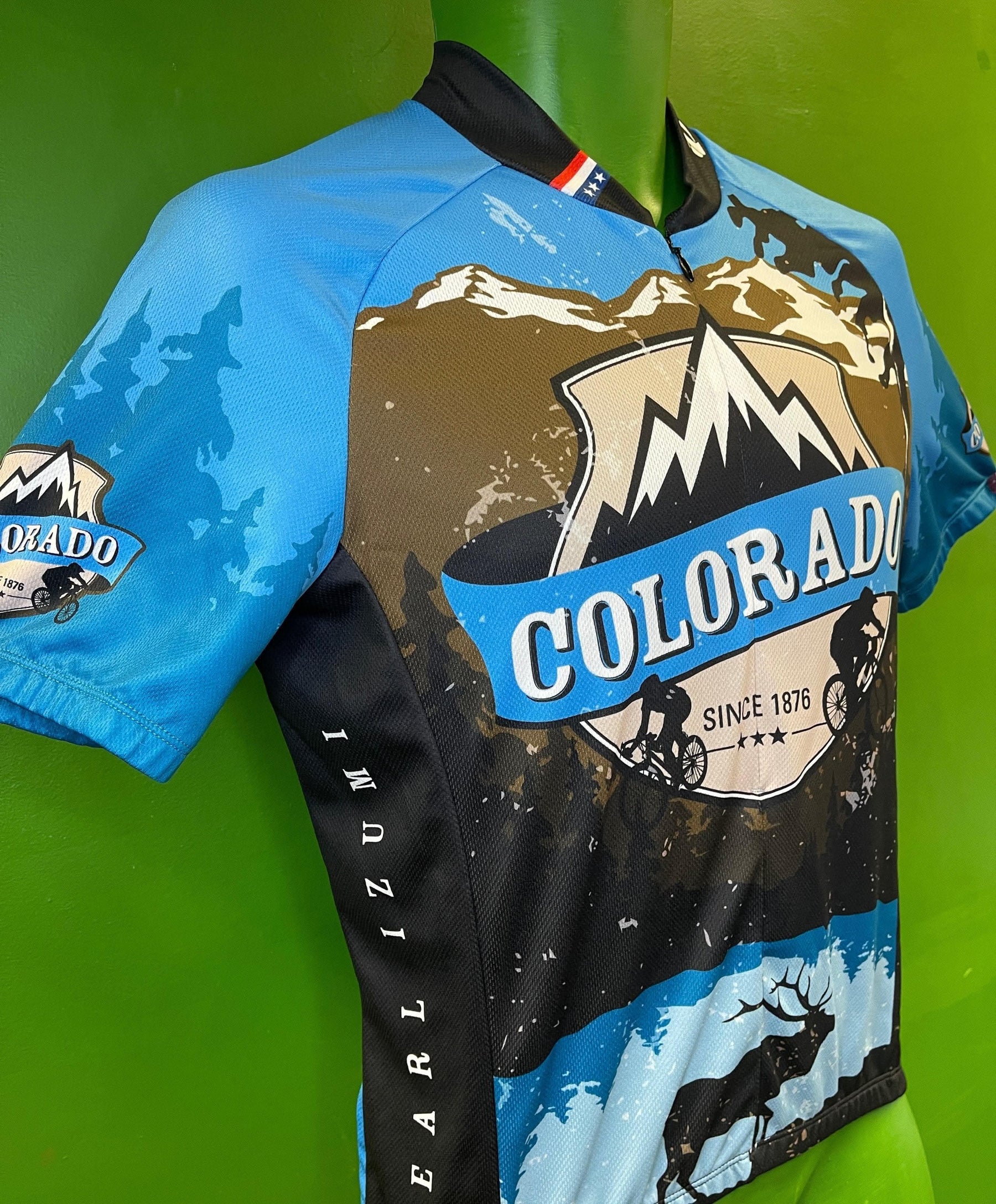 Pearl Izumi Select Colorado Bike Bicycle Cycling Jersey Top Men's Small