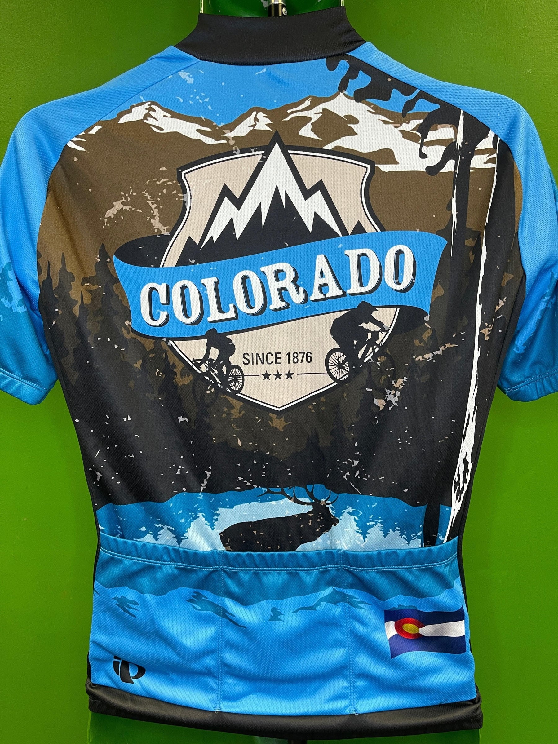 Pearl Izumi Select Colorado Bike Bicycle Cycling Jersey Top Men's Small