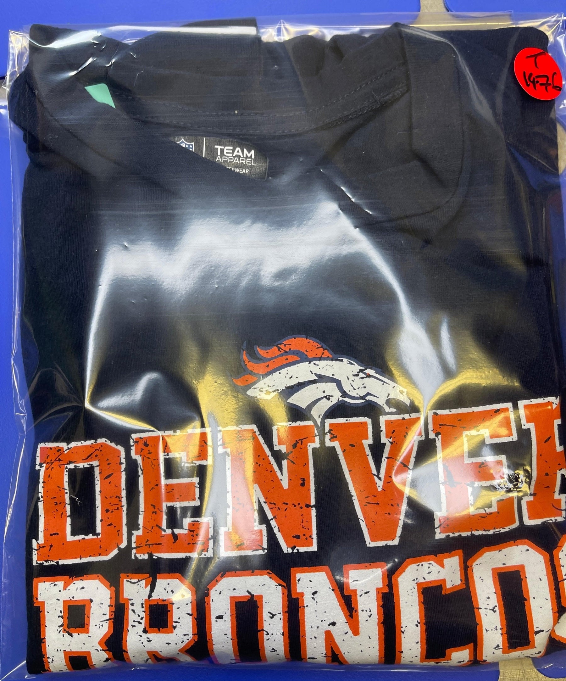 NFL Denver Broncos Blue Sleepwear T-Shirt Men's Small