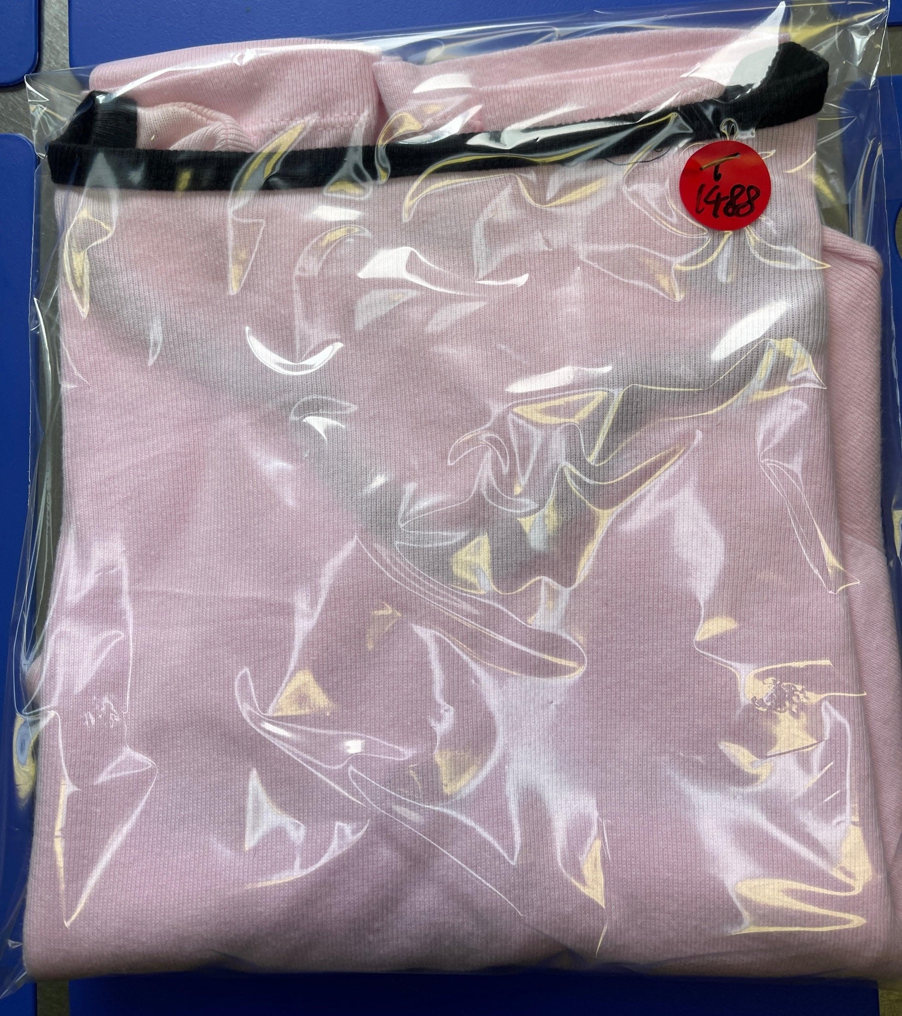 NFL Denver Broncos Pink Long Sleeve Notch Neck T-Shirt Women's Small