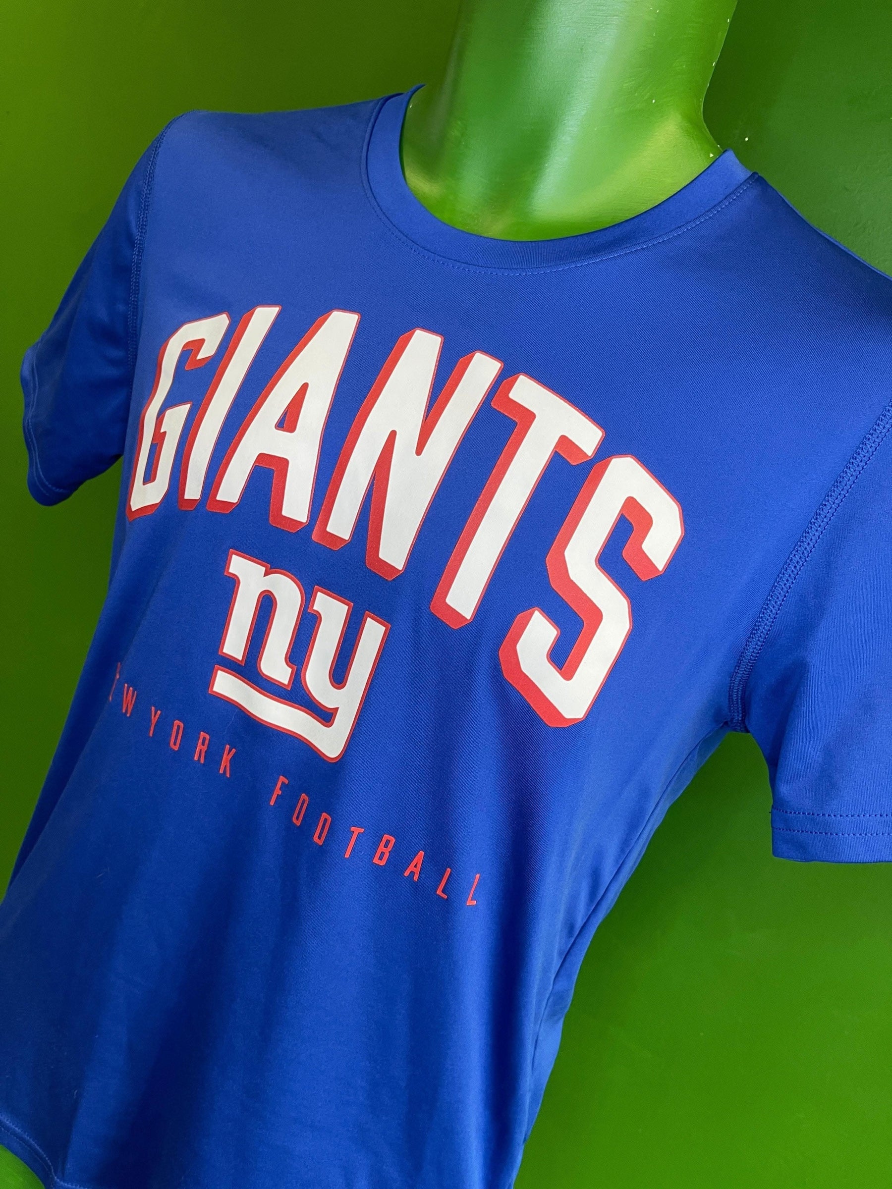 NFL New York Giants Blue T-Shirt Youth Large 14-16