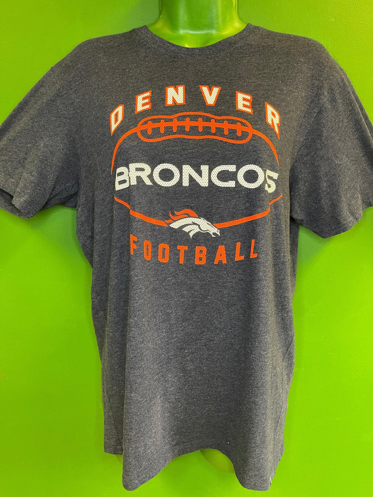 NFL Denver Broncos '47 Brand Heathered Blue T-Shirt Men's Small