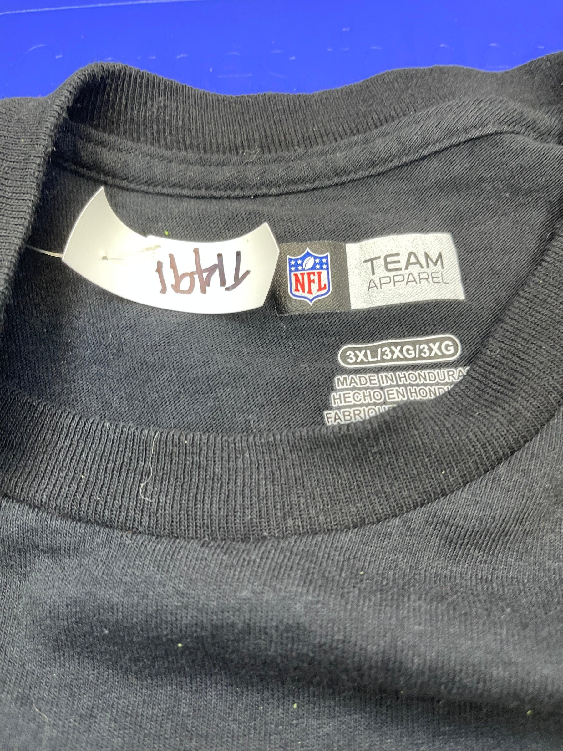 NFL Denver Broncos Black 100% Cotton Stylised Logo T-Shirt Men's 3X-Large