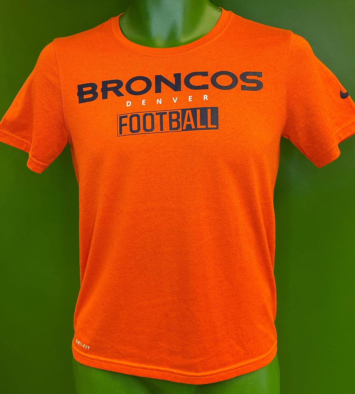 NFL Denver Broncos Heathered T-Shirt Youth Medium 10-12