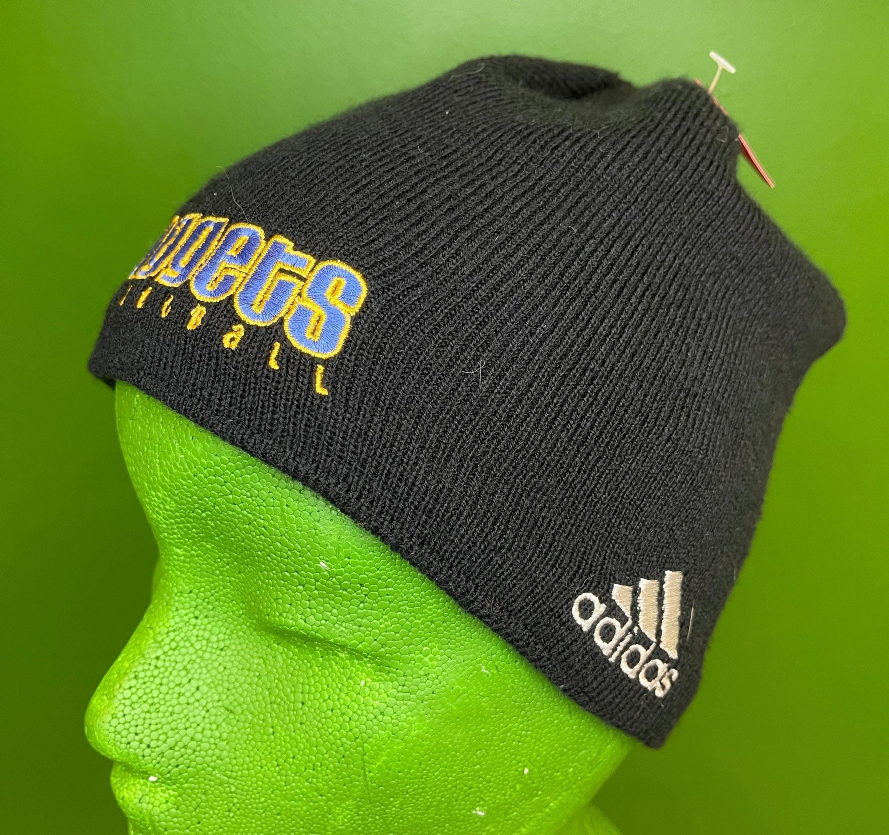 NBA Denver Nuggets Adidas Grip Lining Black Woolly Hat Beanie OSFM
