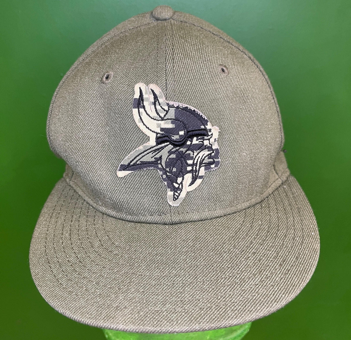 NFL Minnesota Vikings New Era 9FIFTY Baseball Hat/Cap Salute to Service Snapback OSFM