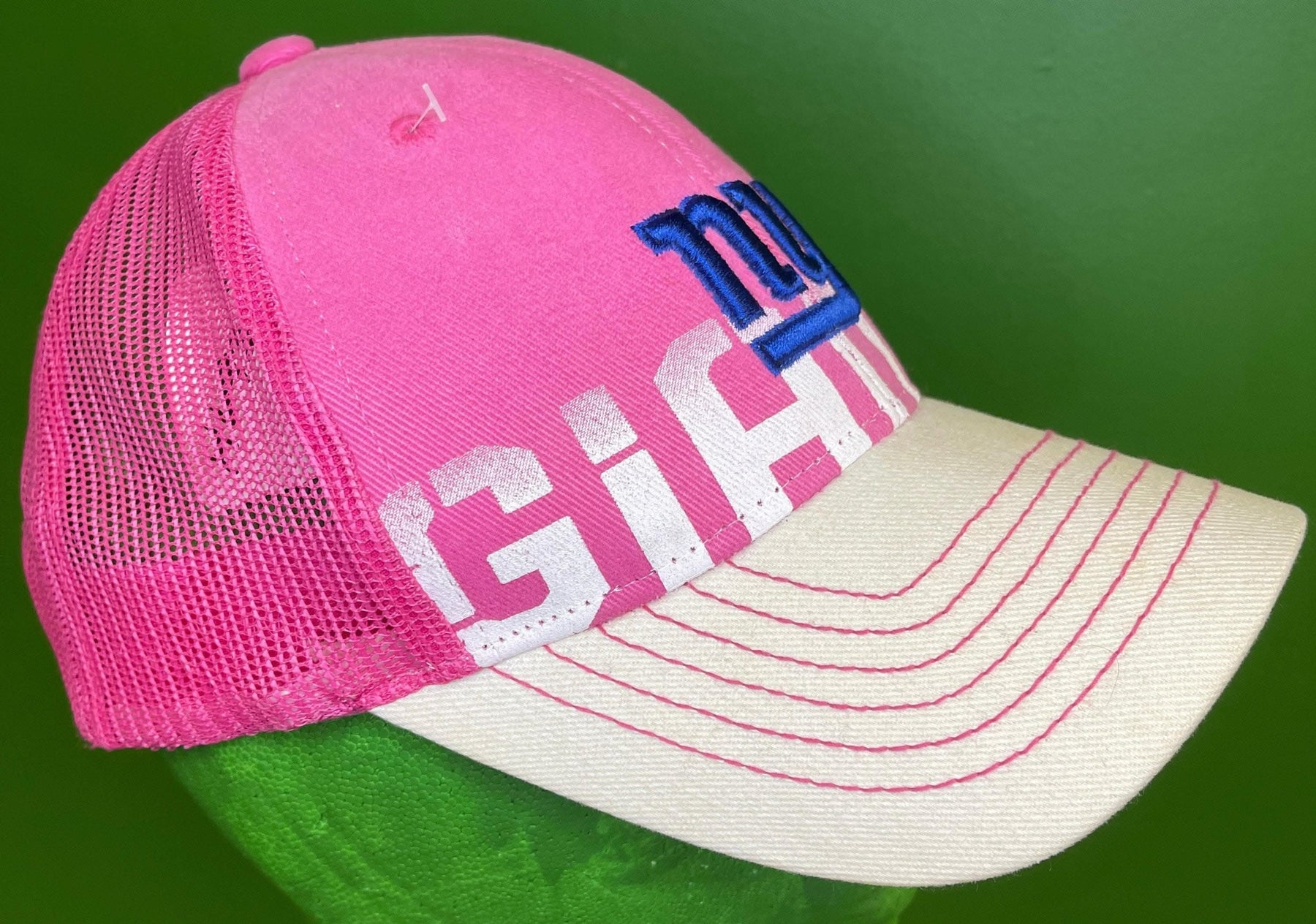 NFL New York Giants Reebok Pink Crucial Catch Cap/Hat Women's OSFM