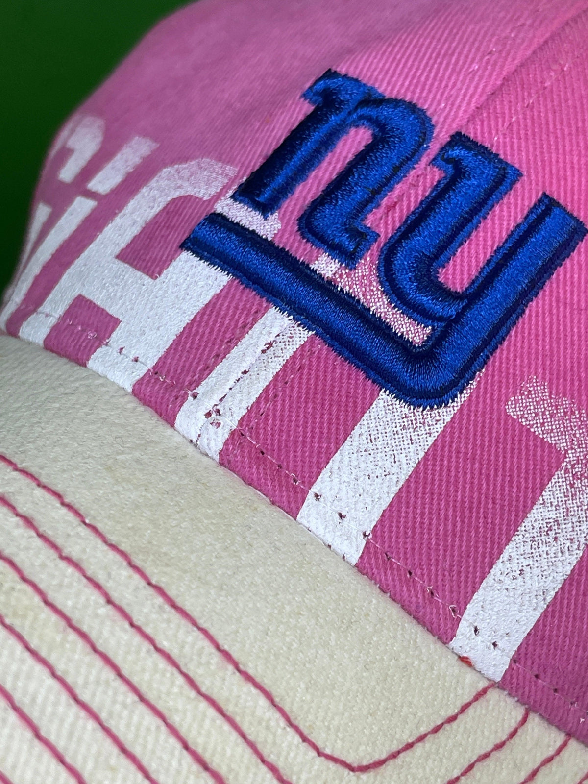 NFL New York Giants Reebok Pink Crucial Catch Cap/Hat Women's OSFM