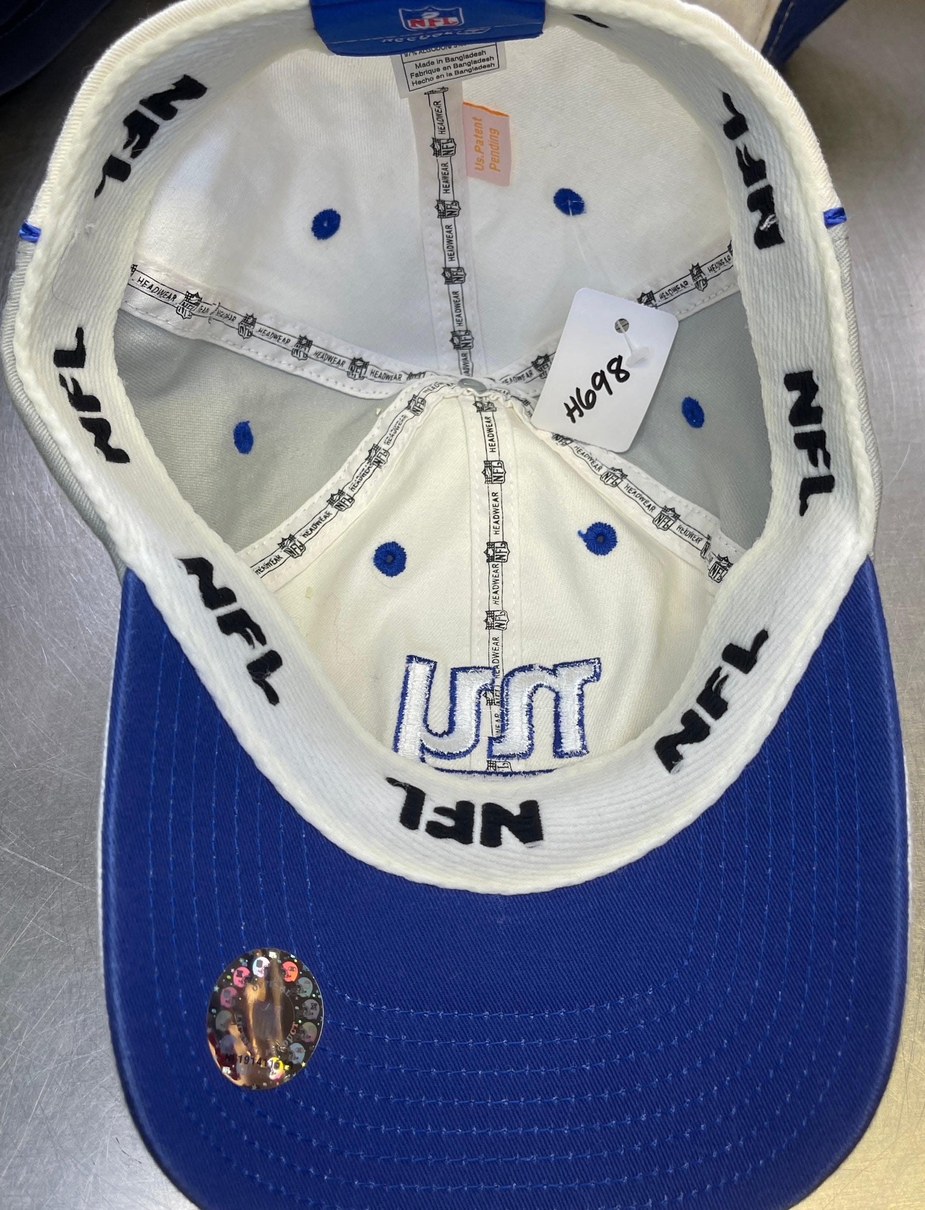 NFL New York Giants Reebok Cotton/Spandex Baseball Hat/Cap Medium/Large