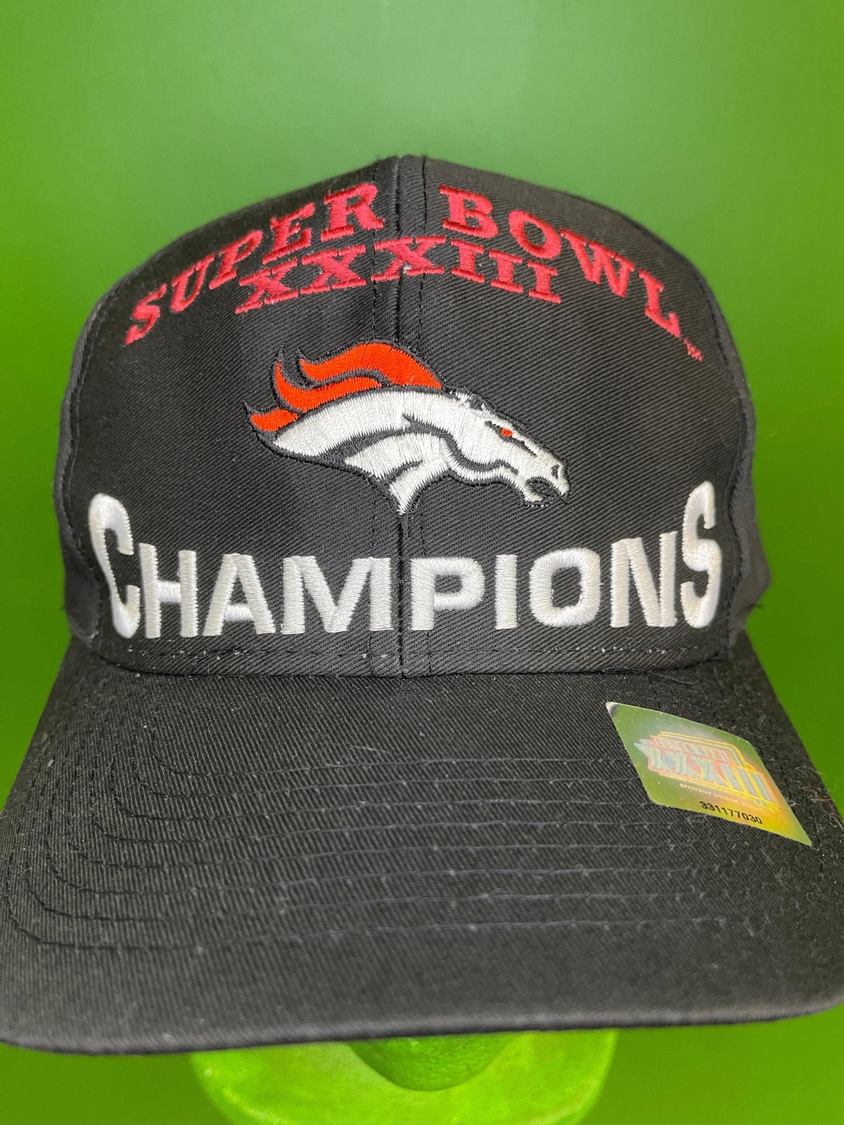 NFL Denver Broncos Logo 7 Vintage Super Bowl XXXIII Champions Hat/Cap Snapback OSFM
