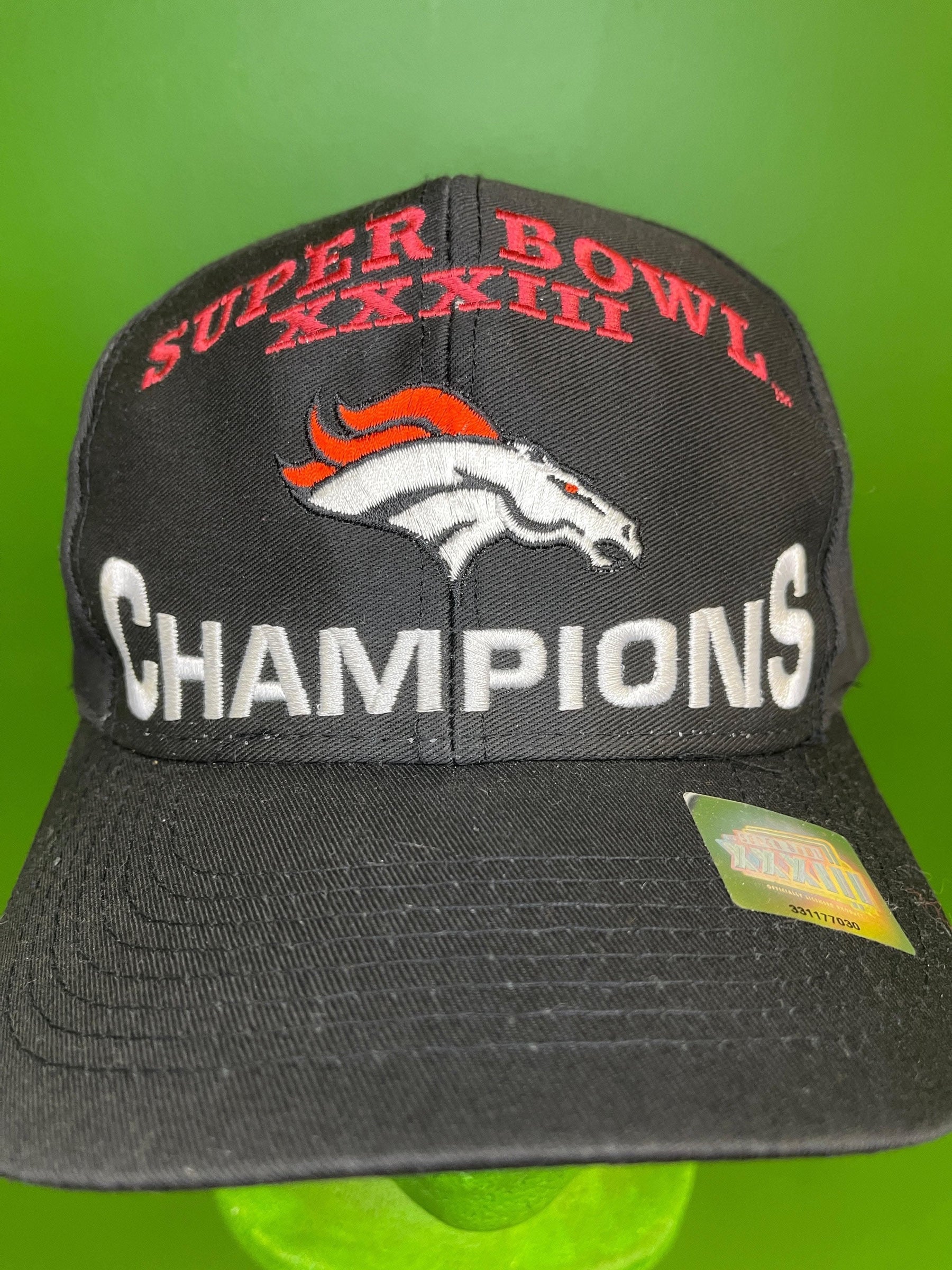 NFL Denver Broncos Logo 7 Vintage Super Bowl XXXIII Champions Hat/Cap Snapback OSFM