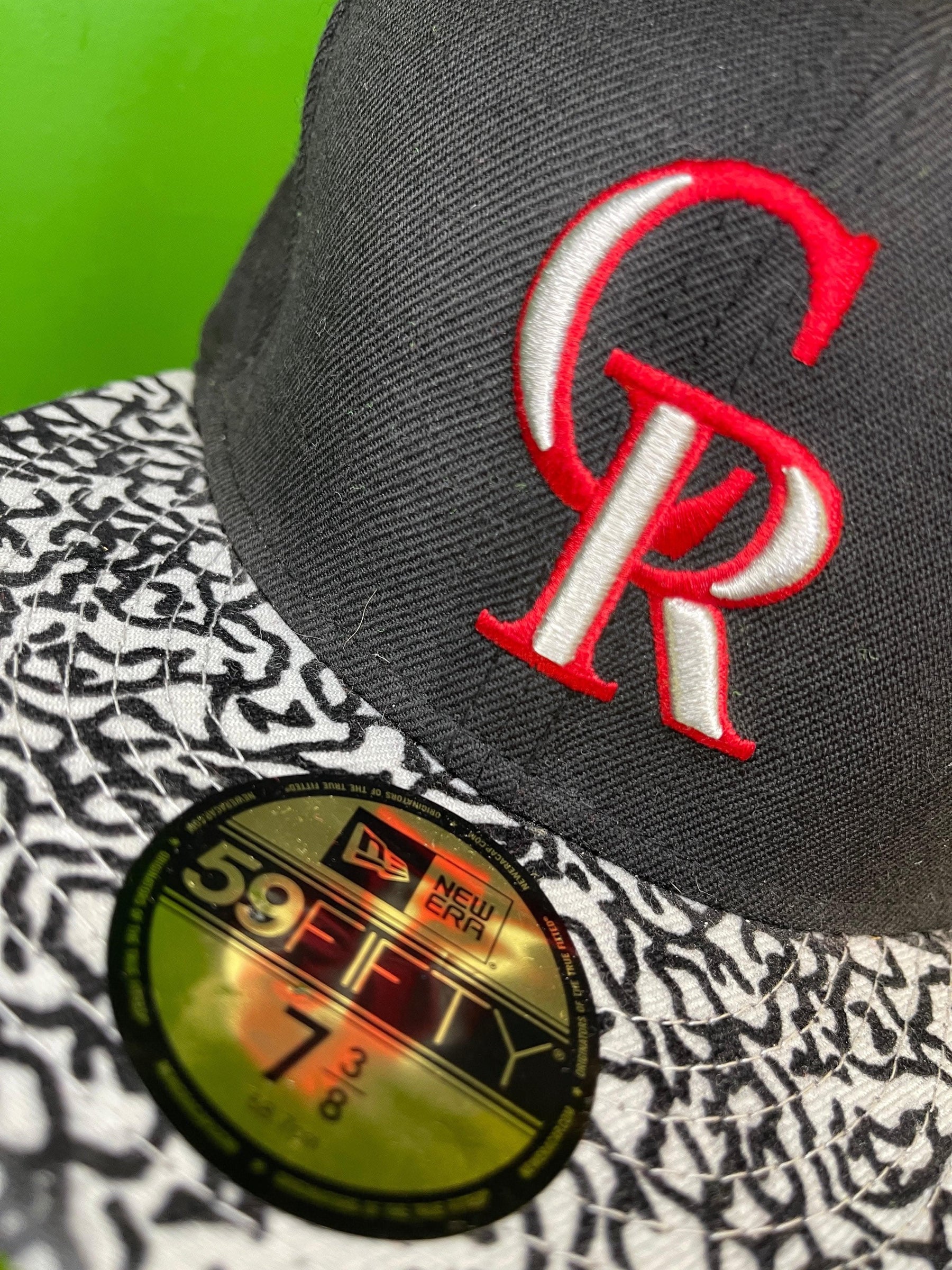 MLB Colorado Rockies New Era Baseball 59FIFTY Squiggle Cap 7-3/8