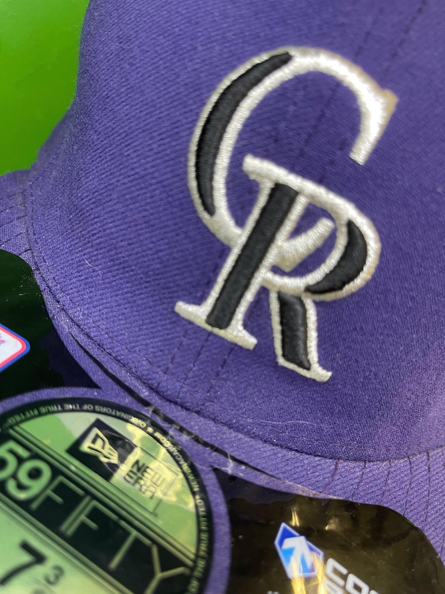 MLB Colorado Rockies New Era Baseball 59FIFTY Hat Cap 7-3/8